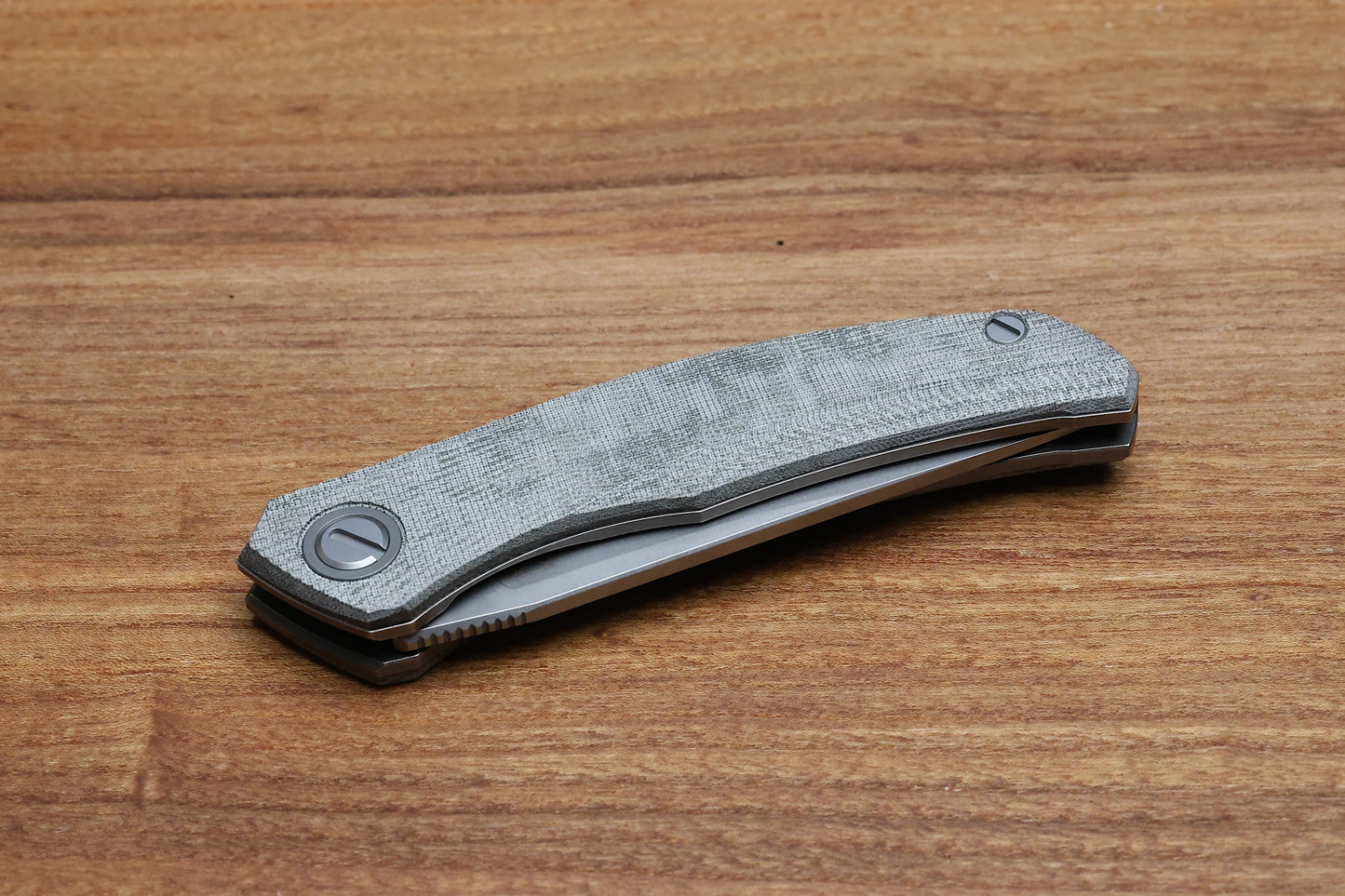 SHIROGOROV URSUS Q95 - GREEN MICARTA HANDLE - ELMAX BLADE - MRBS