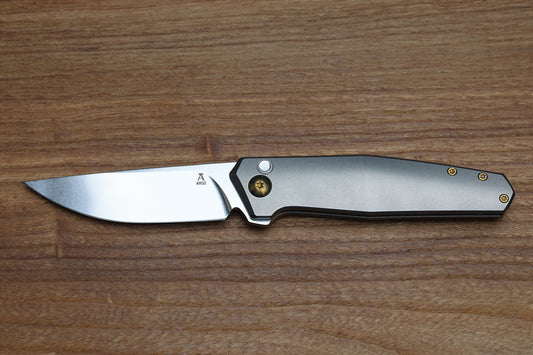 ANSO OF DENMARK - TOKO - GREY/AMBER ANO TITANIUM HANDLE - RWL34 BLADE