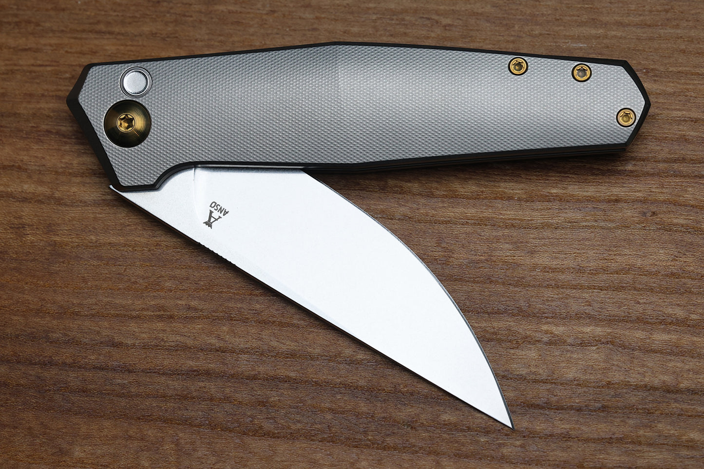ANSO OF DENMARK - TOKO - GREY/AMBER ANO TITANIUM HANDLE - RWL34 BLADE