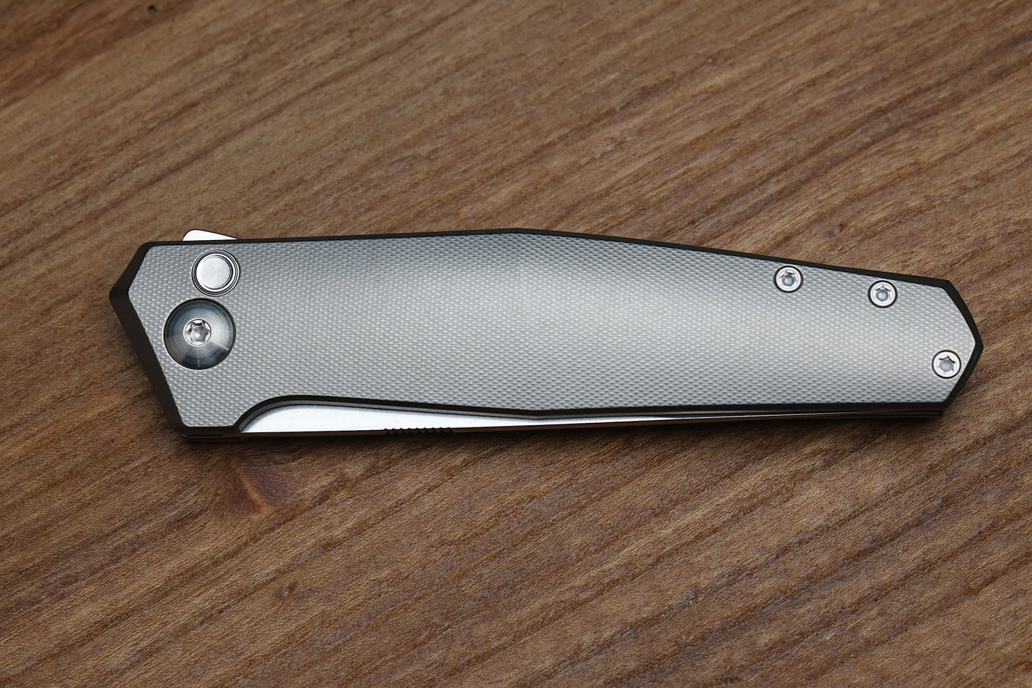 ANSO OF DENMARK - TOKO - GREY/SATIN TITANIUM HANDLE - RWL34 BLADE
