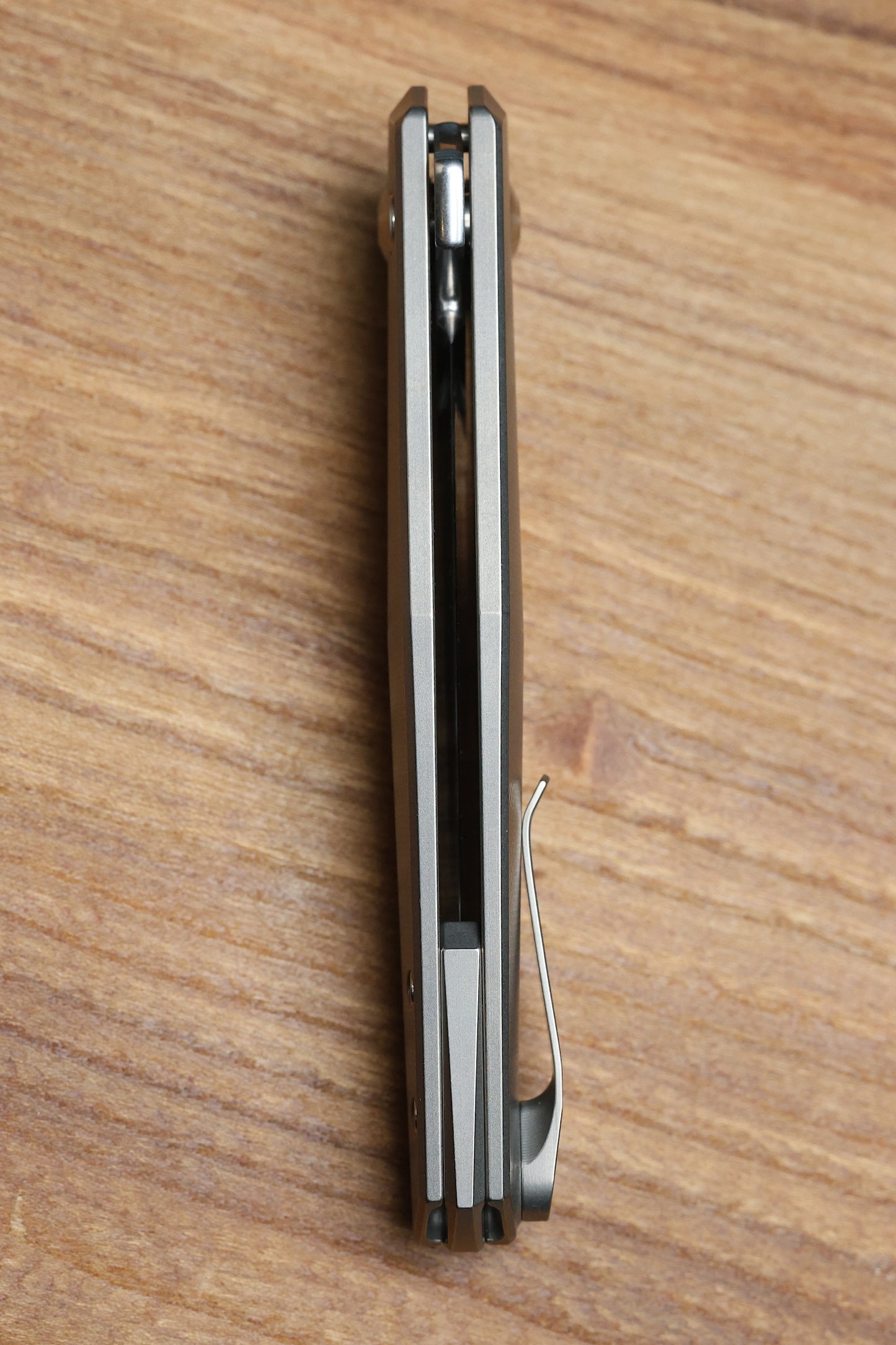 ANSO OF DENMARK - TOKO - GREY/SATIN TITANIUM HANDLE - RWL34 BLADE