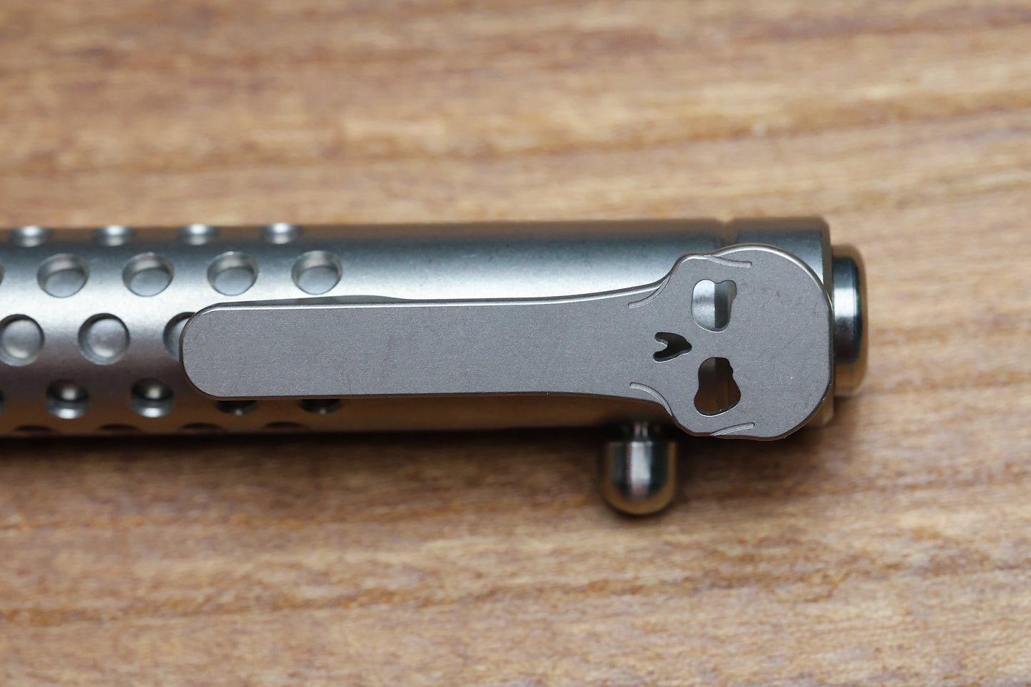 CHAVES BOLT ACTION PEN - FULL TITANIUM- DOTTED