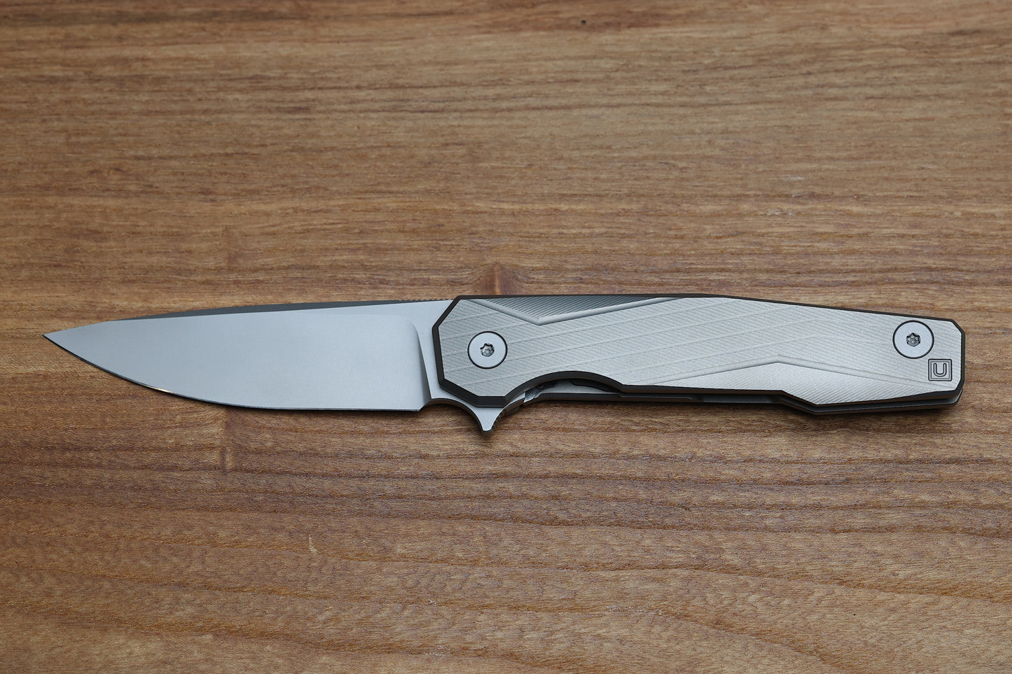 ULDANOV KNIVES R1 W/MILLED TITANIUM FRAME & MAGNACUT #123