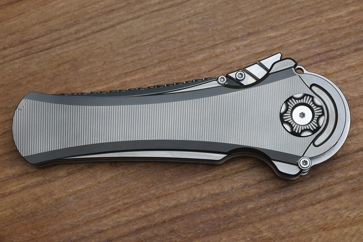 POIKILO BLADE AL-KHEM STANDARD 1 W/ TITANIUM HANDLES & PEARLESCENT STONEWASH M390