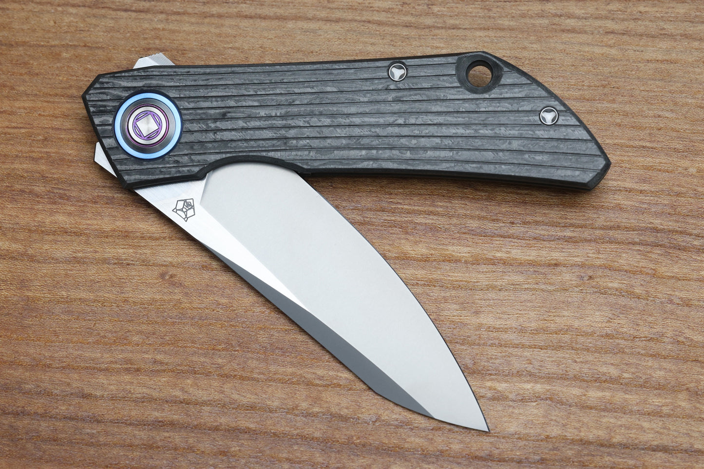 SHIROGOROV "LIMITED EDITION" SKINNY STRIP - S90V BLADE - CARBOTI HANDLE - MRBS (SINKEVICH DESIGN)