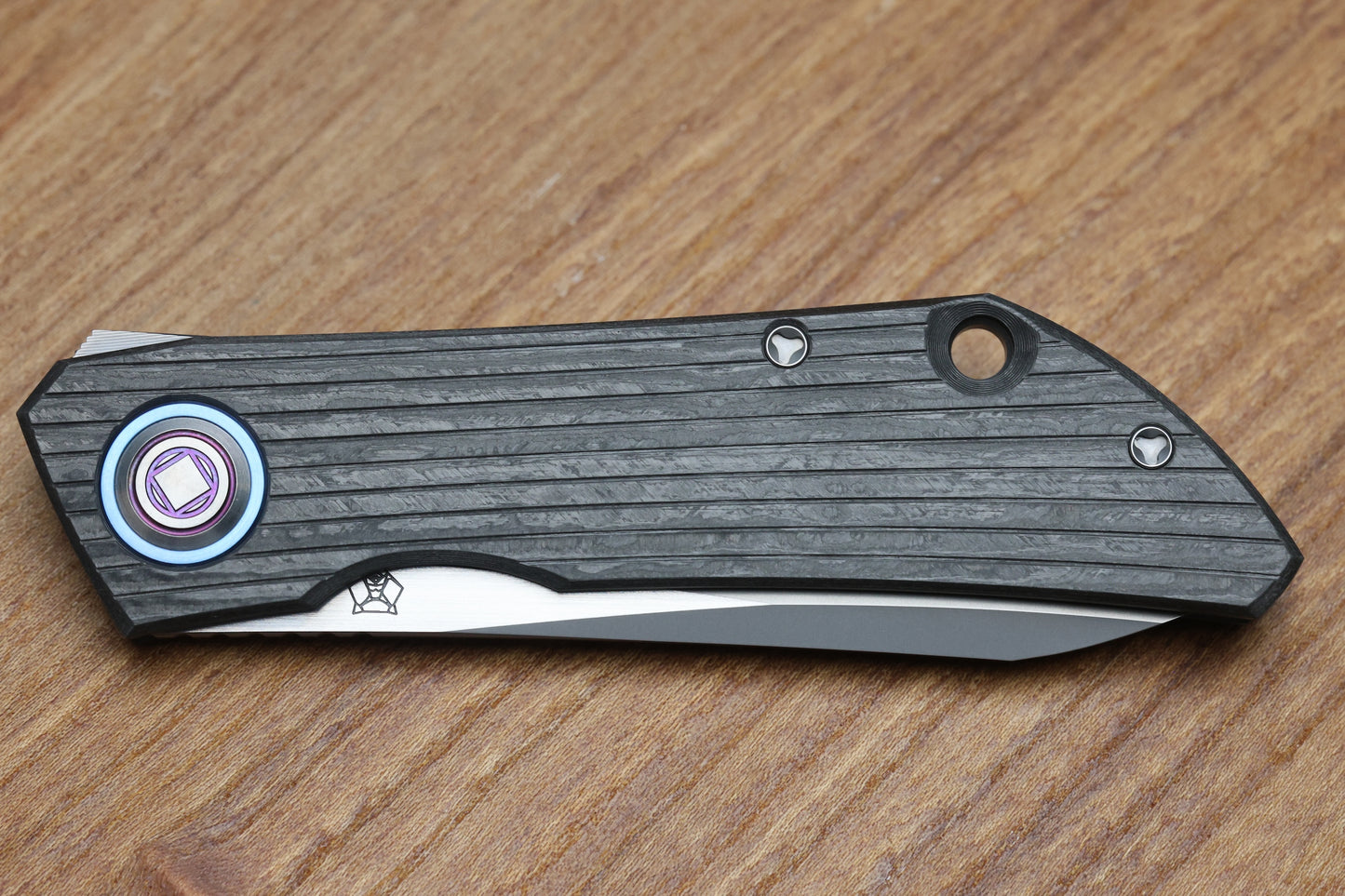 SHIROGOROV "LIMITED EDITION" SKINNY STRIP - S90V BLADE - CARBOTI HANDLE - MRBS (SINKEVICH DESIGN)
