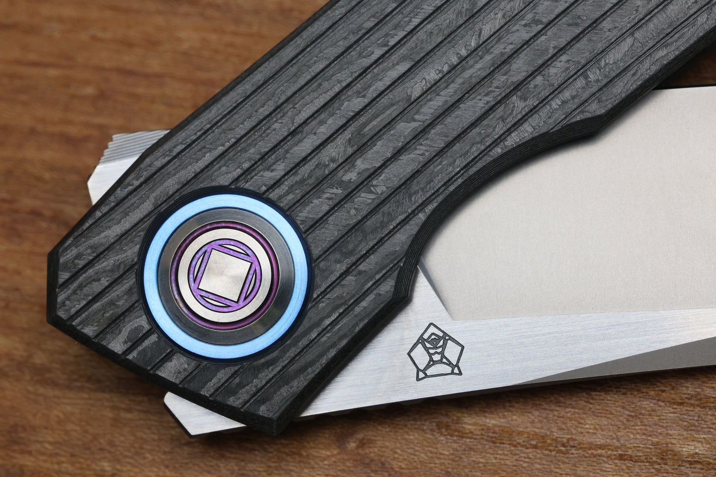 SHIROGOROV "LIMITED EDITION" SKINNY STRIP - S90V BLADE - CARBOTI HANDLE - MRBS (SINKEVICH DESIGN)