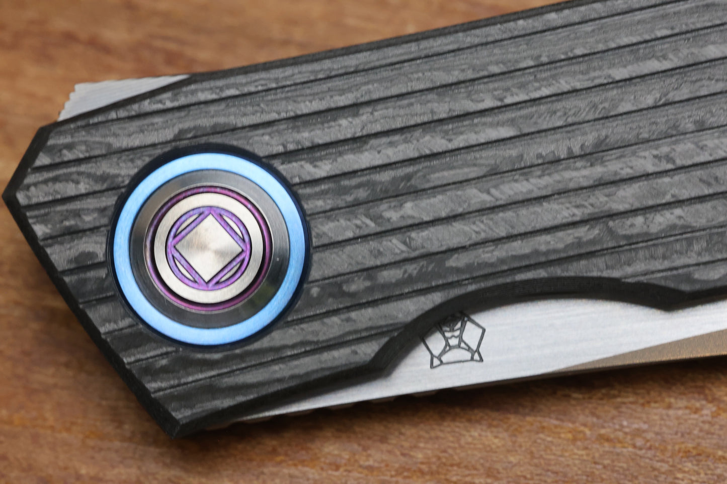 SHIROGOROV "LIMITED EDITION" SKINNY STRIP - S90V BLADE - CARBOTI HANDLE - MRBS (SINKEVICH DESIGN)
