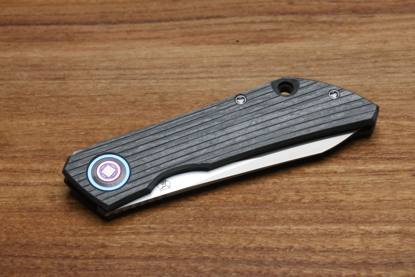 SHIROGOROV "LIMITED EDITION" SKINNY STRIP - S90V BLADE - CARBOTI HANDLE - MRBS (SINKEVICH DESIGN)