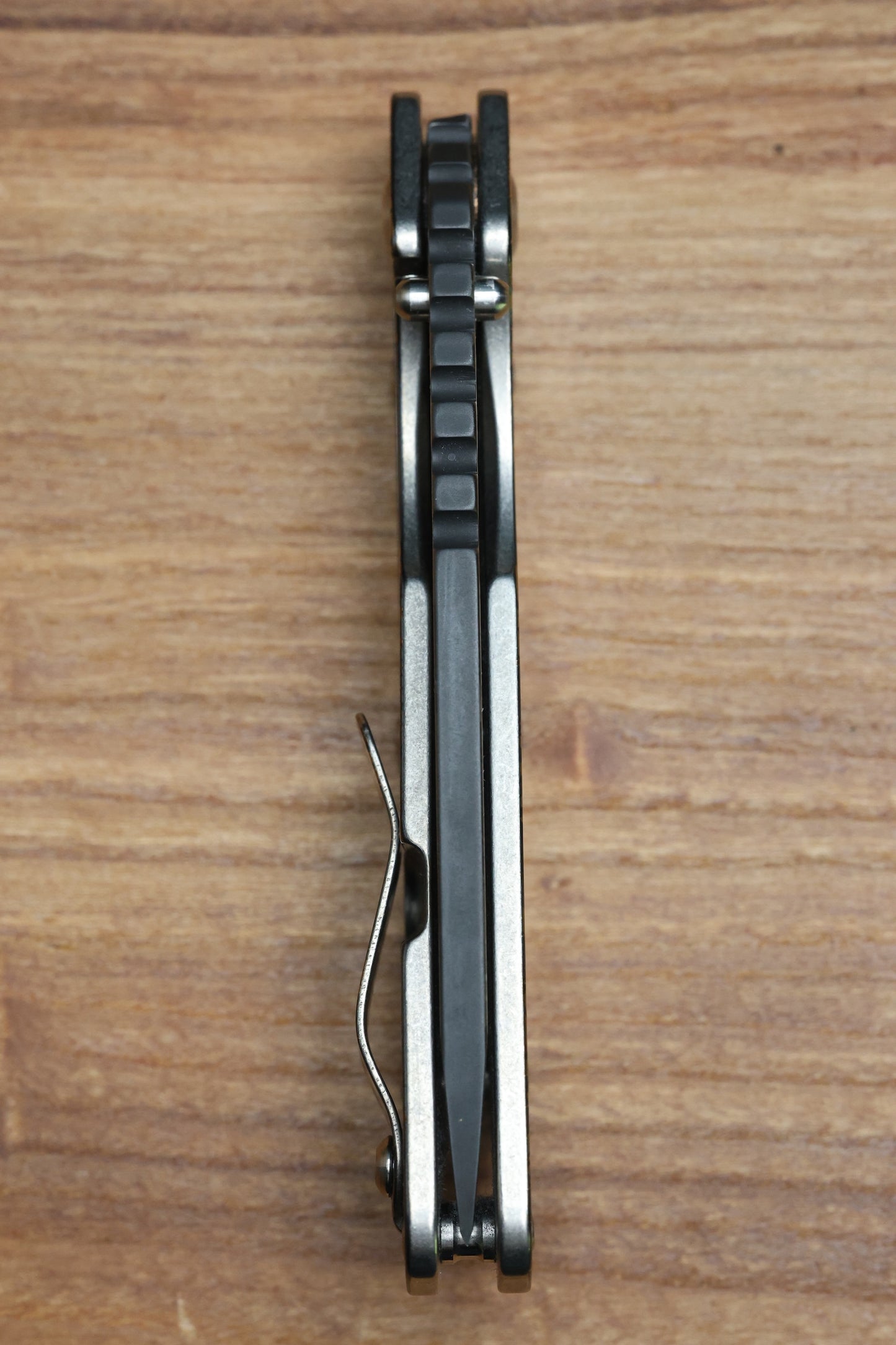 STRIDER KNIVES/ BLACKSIDE CUSTOM SPECIAL LIMITED RUN-COLLABORATION SMF MODEL, DIGICAM MAGNACUT BLADE, DIGICAM TITANIUM TOP AND FRAME
