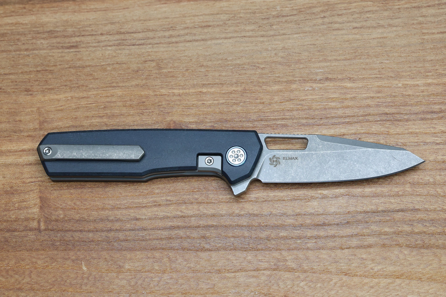 MECHFORCE KNIVES OESER NEBO V2 BLUE RICHLITE MICARTA HANDLES & ELMAX