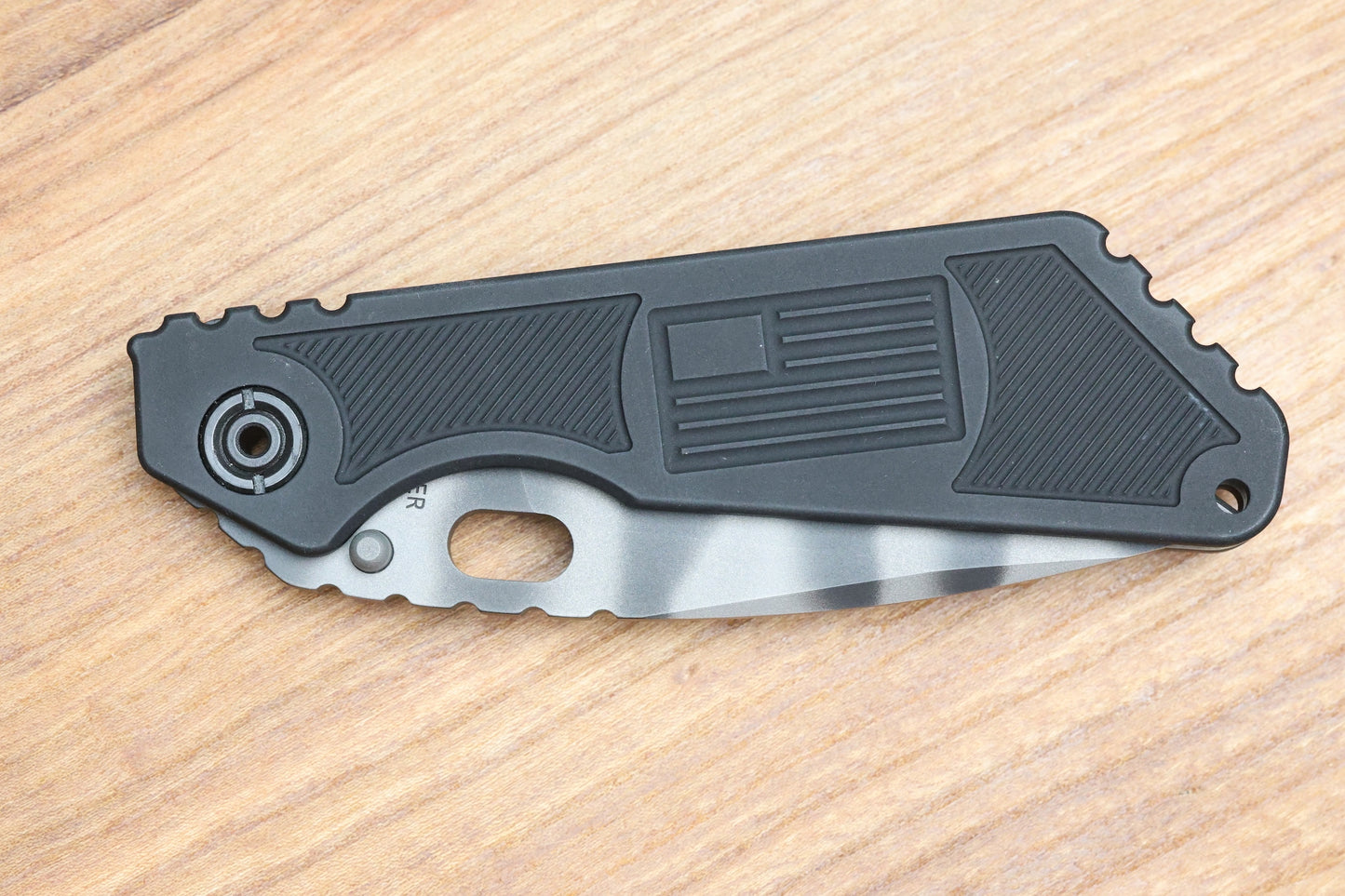 STRIDER KNIVES - SMF - FLAG PATTERN - TIGER STRIPE MAGNACUT