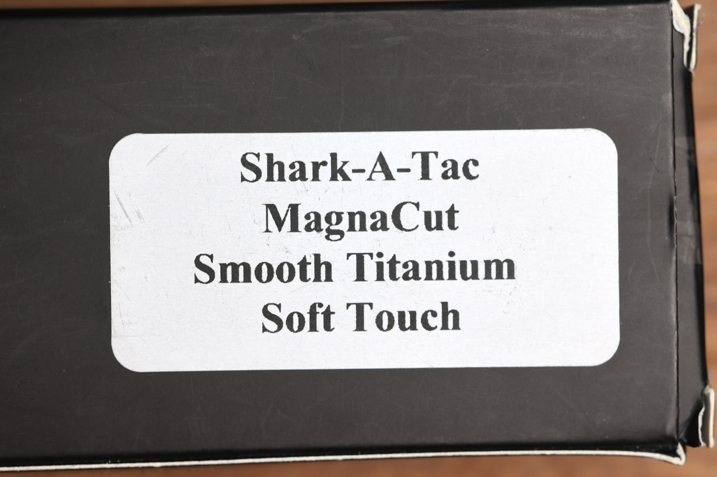 DEMKO KNIVES SHARK-A-TAC SMOOTH TITANIUM HANDLES W/ SOFT TOUCH BREAKER & MAGNACUT BLADE