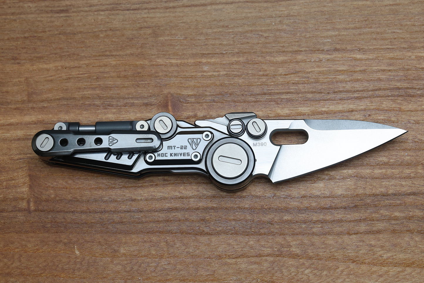 MT-22 MINI S-08 - ZIRCONIUM HANDLE - M390 BLADE
