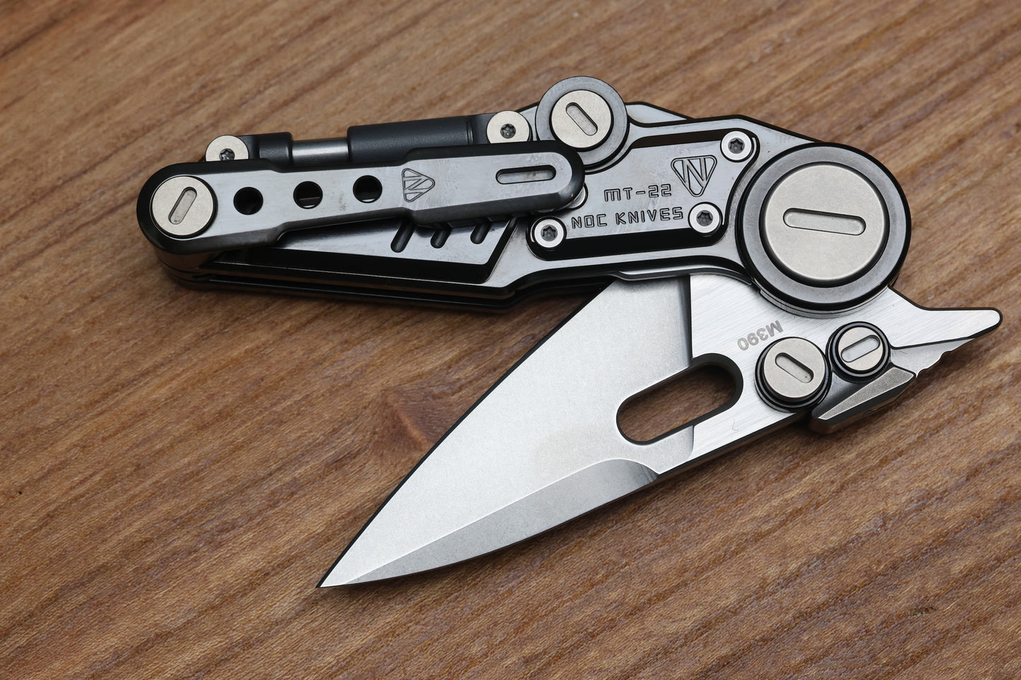 MT-22 MINI S-08 - ZIRCONIUM HANDLE - M390 BLADE
