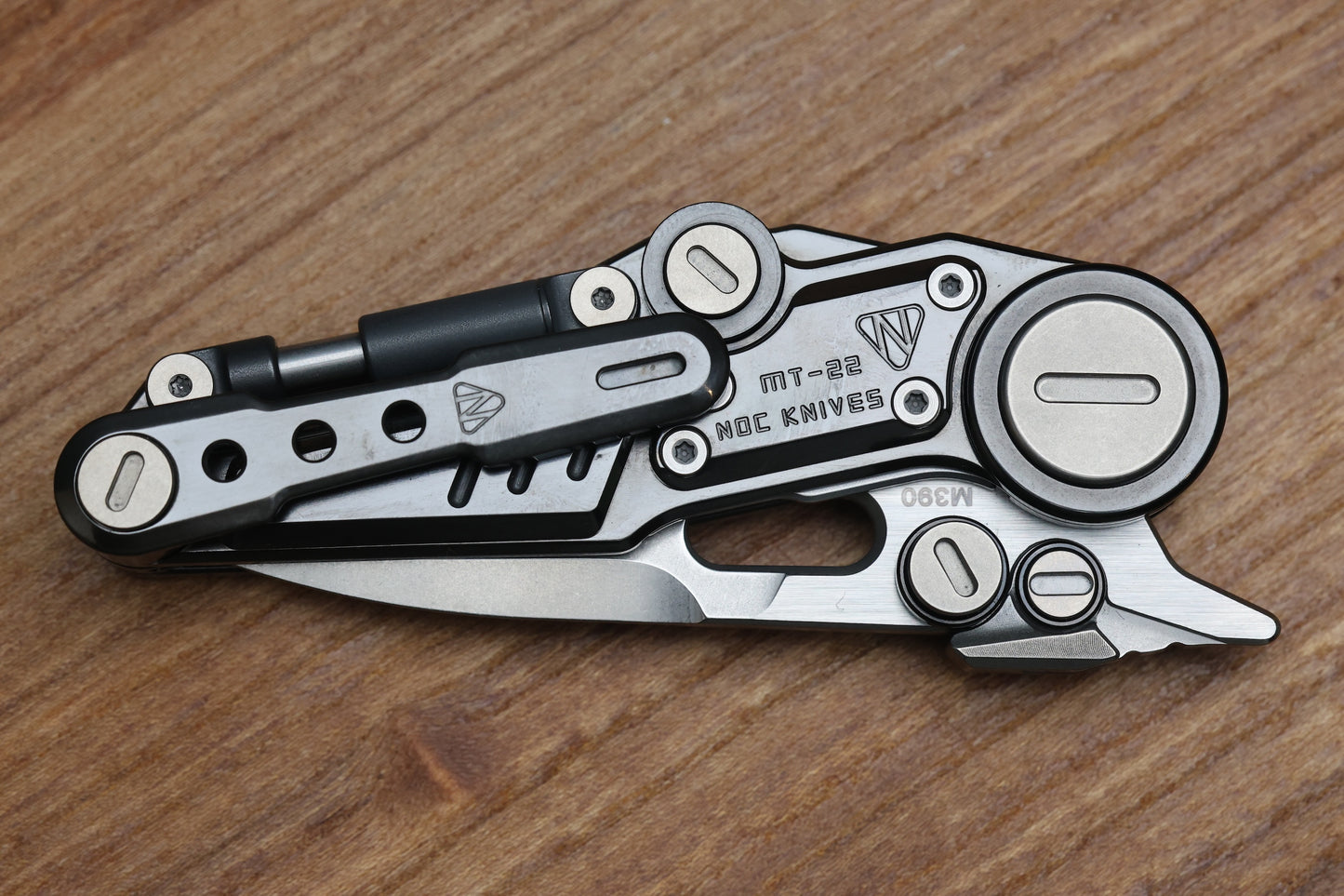 MT-22 MINI S-08 - ZIRCONIUM HANDLE - M390 BLADE