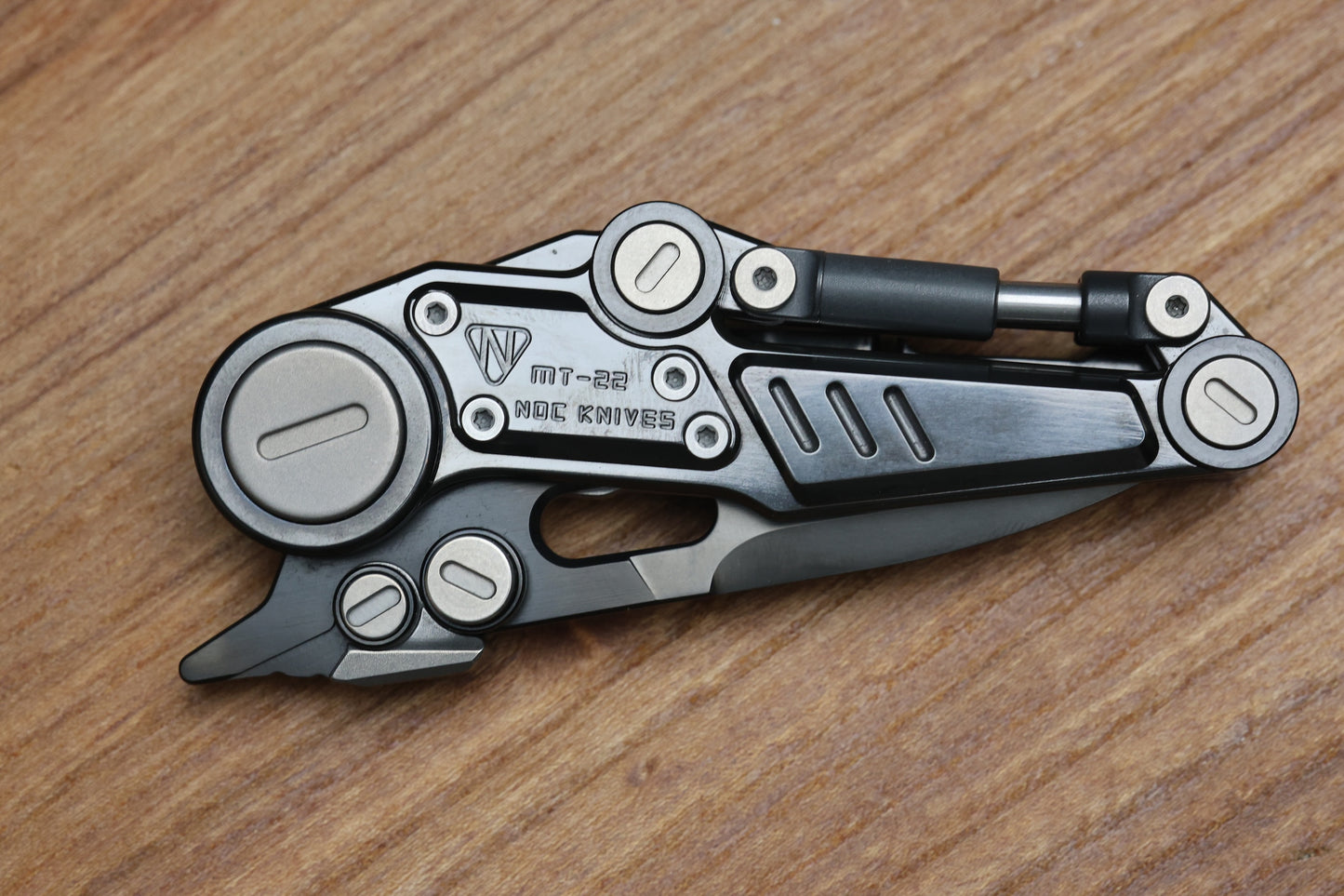 MT-22 MINI S-08 - ZIRCONIUM HANDLE - BLACK M390 BLADE
