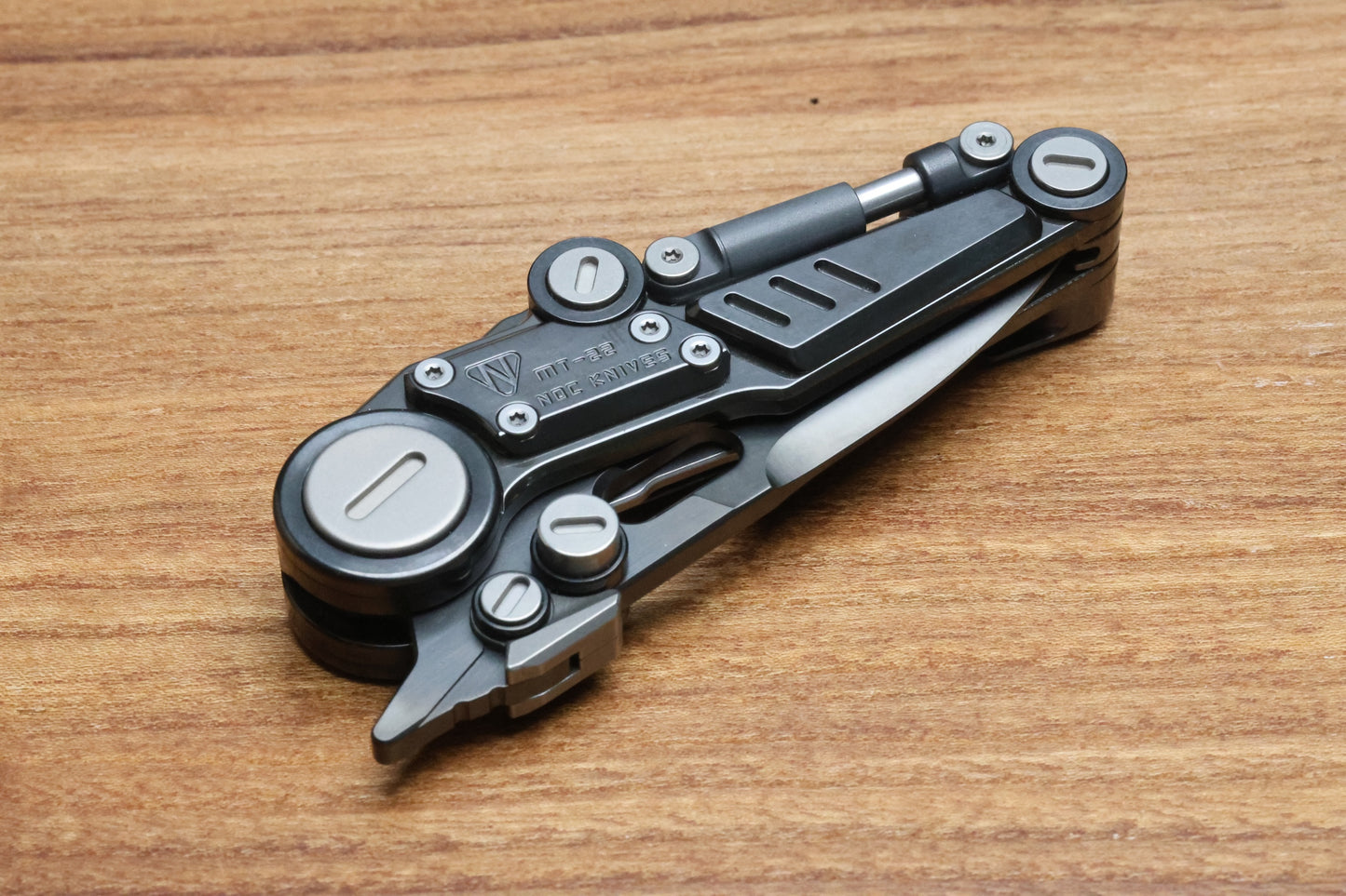 MT-22 MINI S-08 - ZIRCONIUM HANDLE - BLACK M390 BLADE