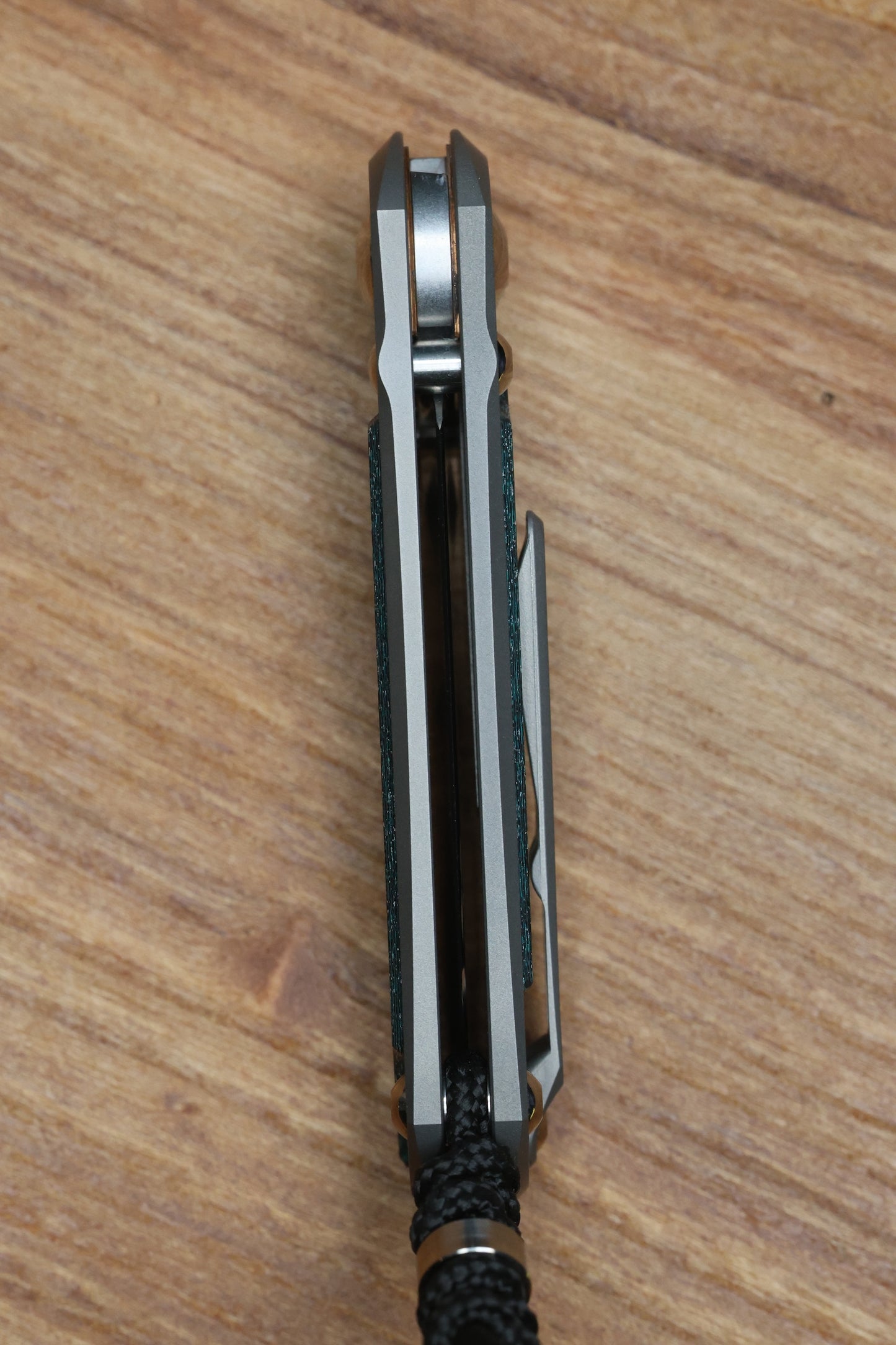 CHRIS REEVE SMALL INKOSI - TEAL MAGNETIC CARBOTI INLAY - DROP POINT CPM MAGNACUT BLADE - MIM CLIP