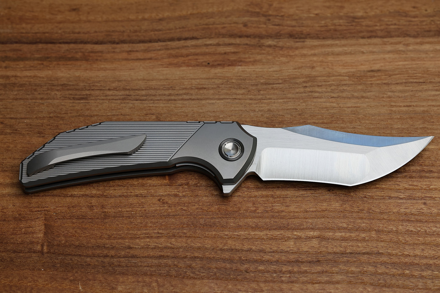 REATE / ALVIN LEE'S TIGER STRIPE PATTERN FULL TITANIUM