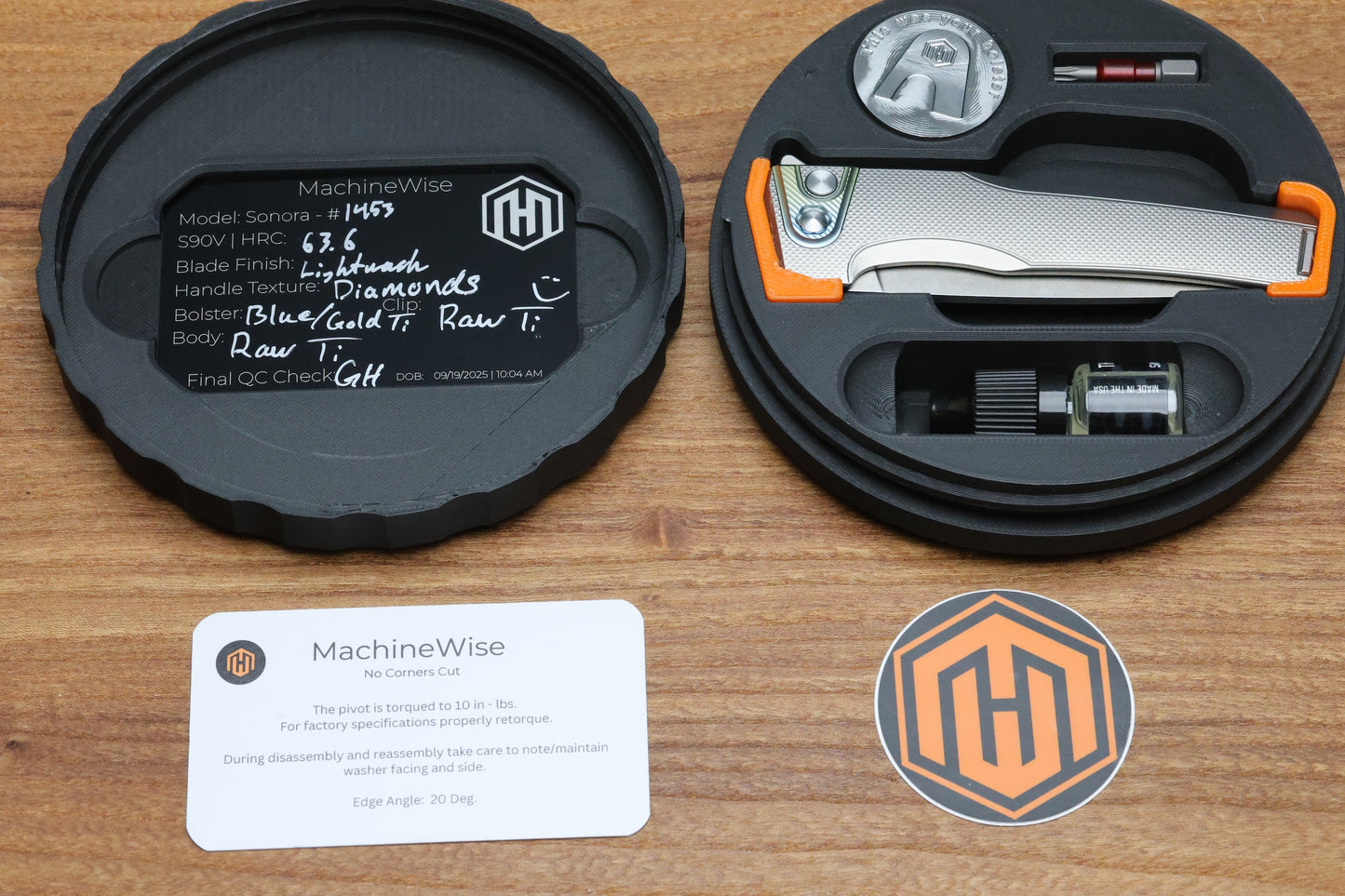 MACHINEWISE SONORA #1453 - INTEGRAL S90V BLADE