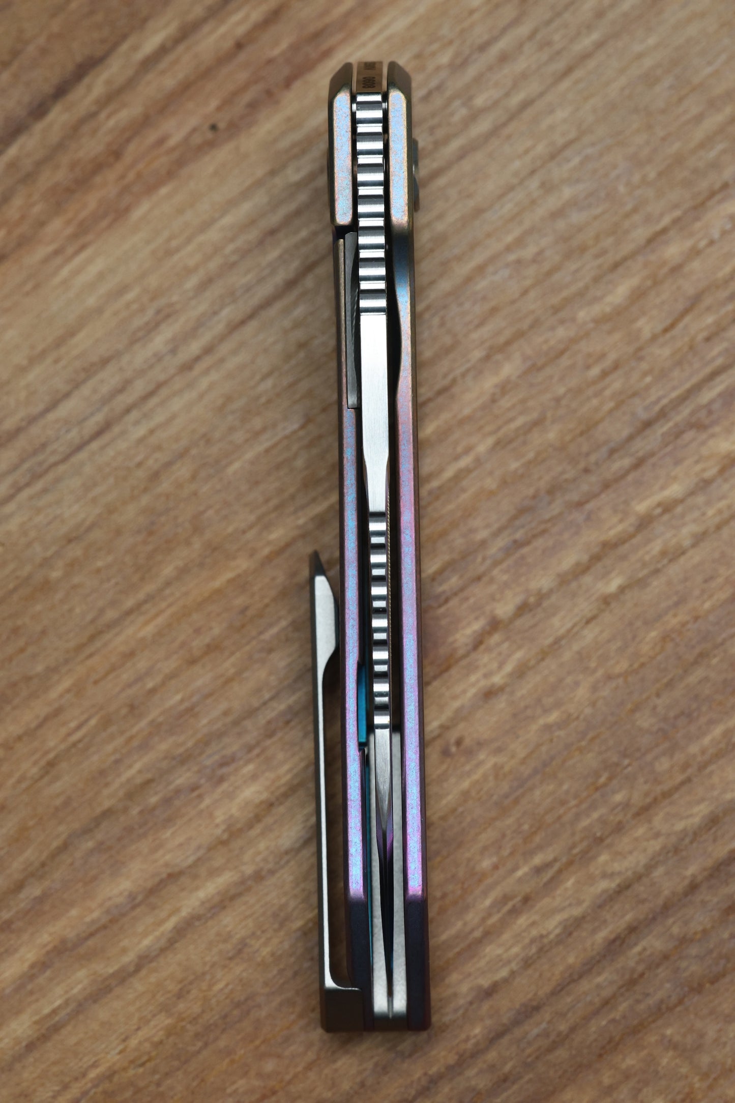 MACHINEWISE MOJAVE #608 - DISTRESSED TEXTURED TITANIUM AND S90V BLADE