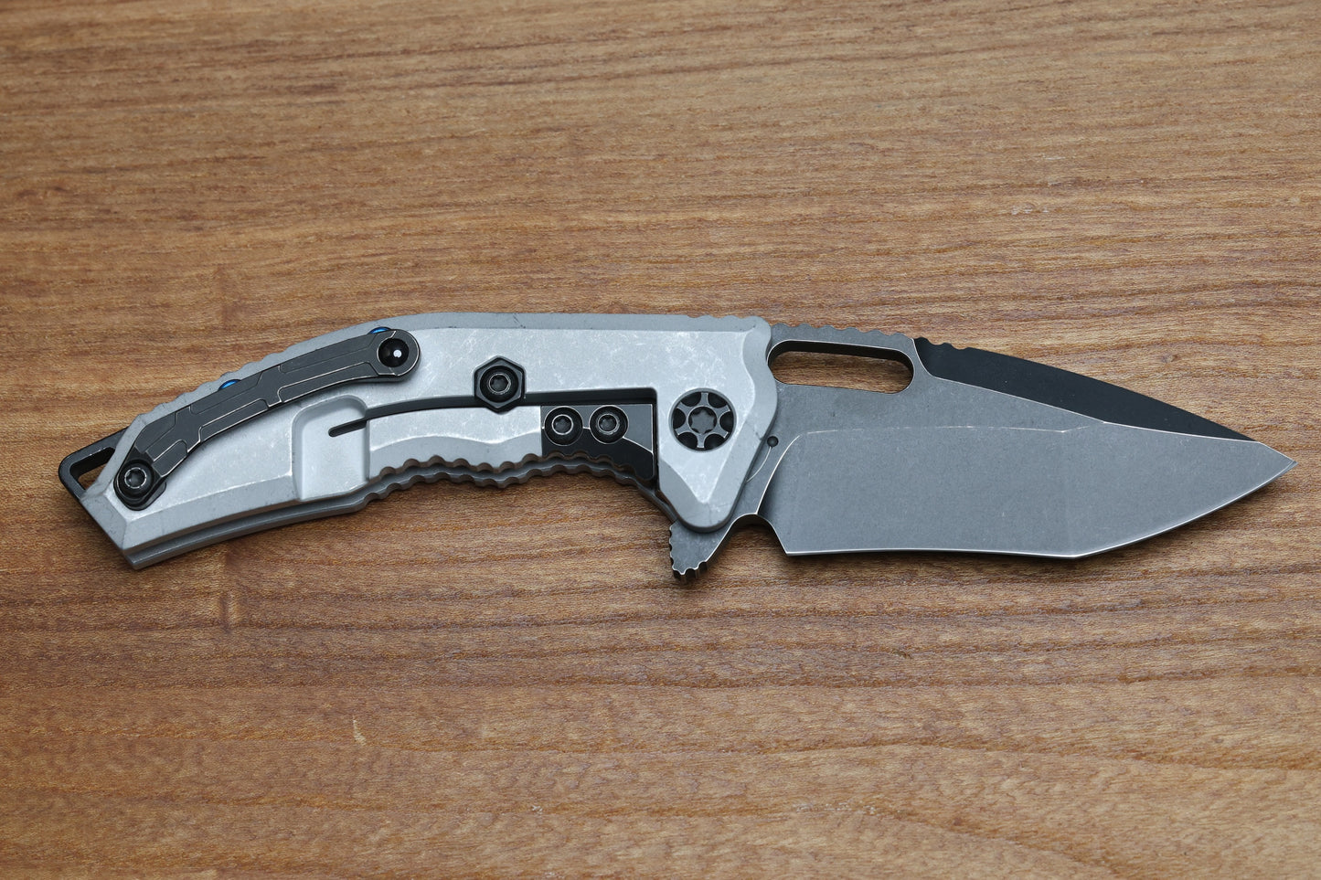 HERETIC KNIVES MEDUSA MANUAL - RECURVE - BATTLE BLACK - BLIZZARDWORN