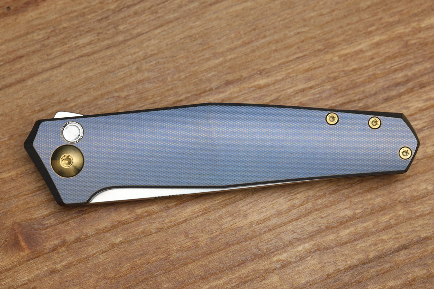 ANSO OF DENMARK TOKO - KOBOLT/AMBER TITANIUM HANDLE - RWL34 BLADE