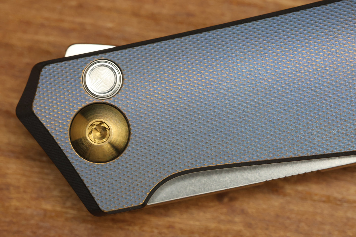 ANSO OF DENMARK TOKO - KOBOLT/AMBER TITANIUM HANDLE - RWL34 BLADE