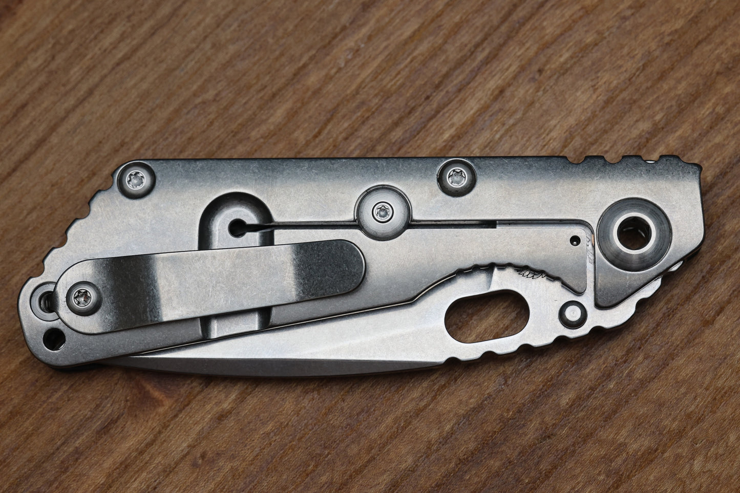 MICK STRIDER SNG CONTOURED CARBON FIBER/TITANIUM & S30V