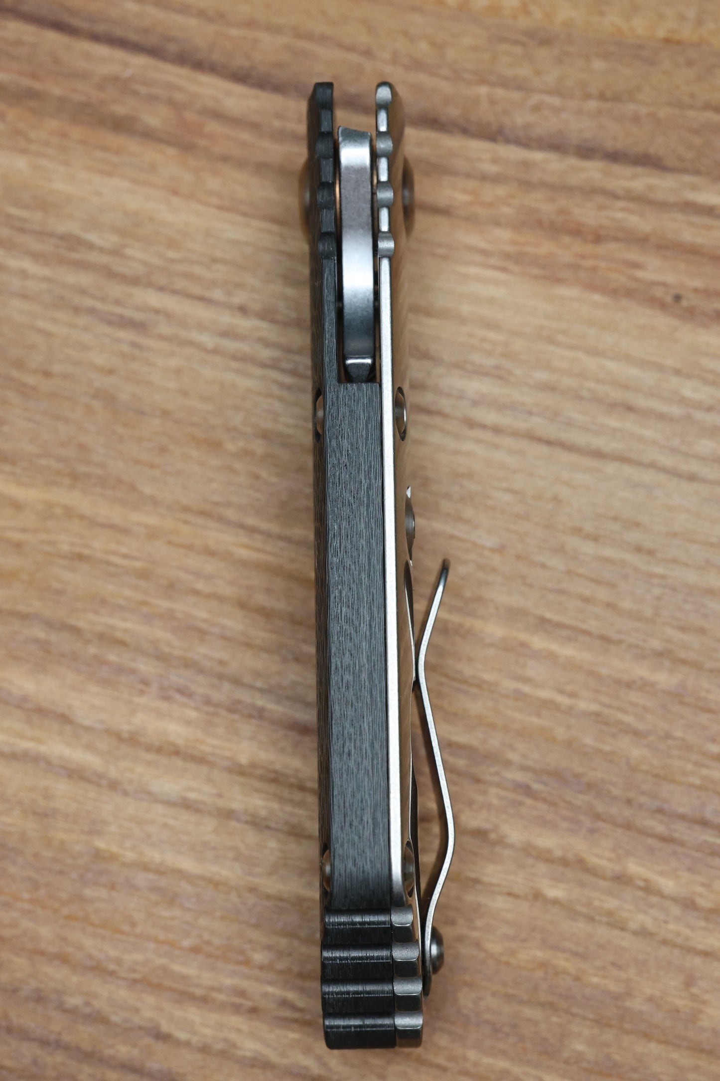 MICK STRIDER SNG CONTOURED CARBON FIBER/TITANIUM & S30V