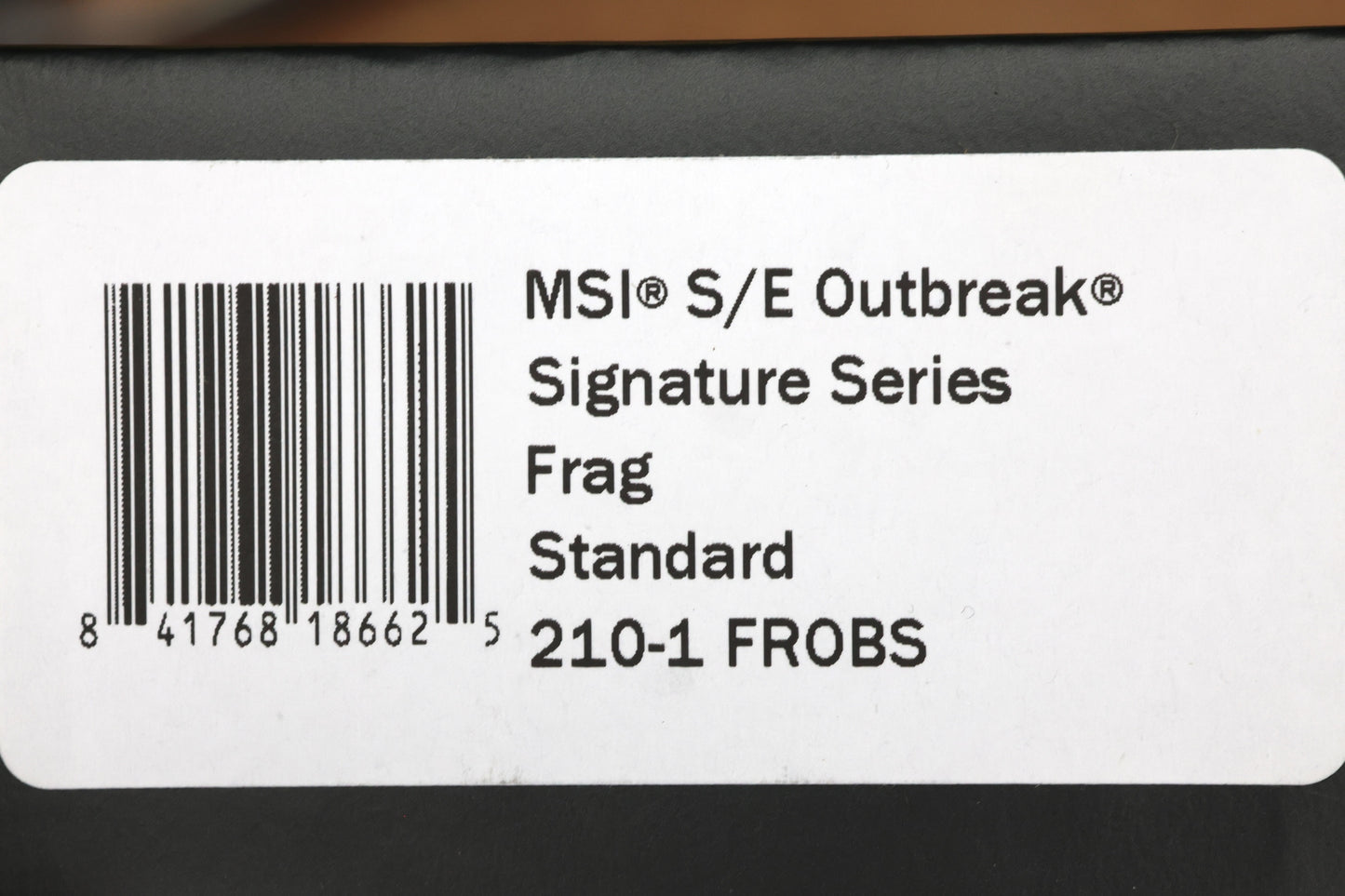 MICROTECH KNIVES MSI RAM LOK OUTBREAK FRAG ALUMINUM & M390MK 210-1FROBS