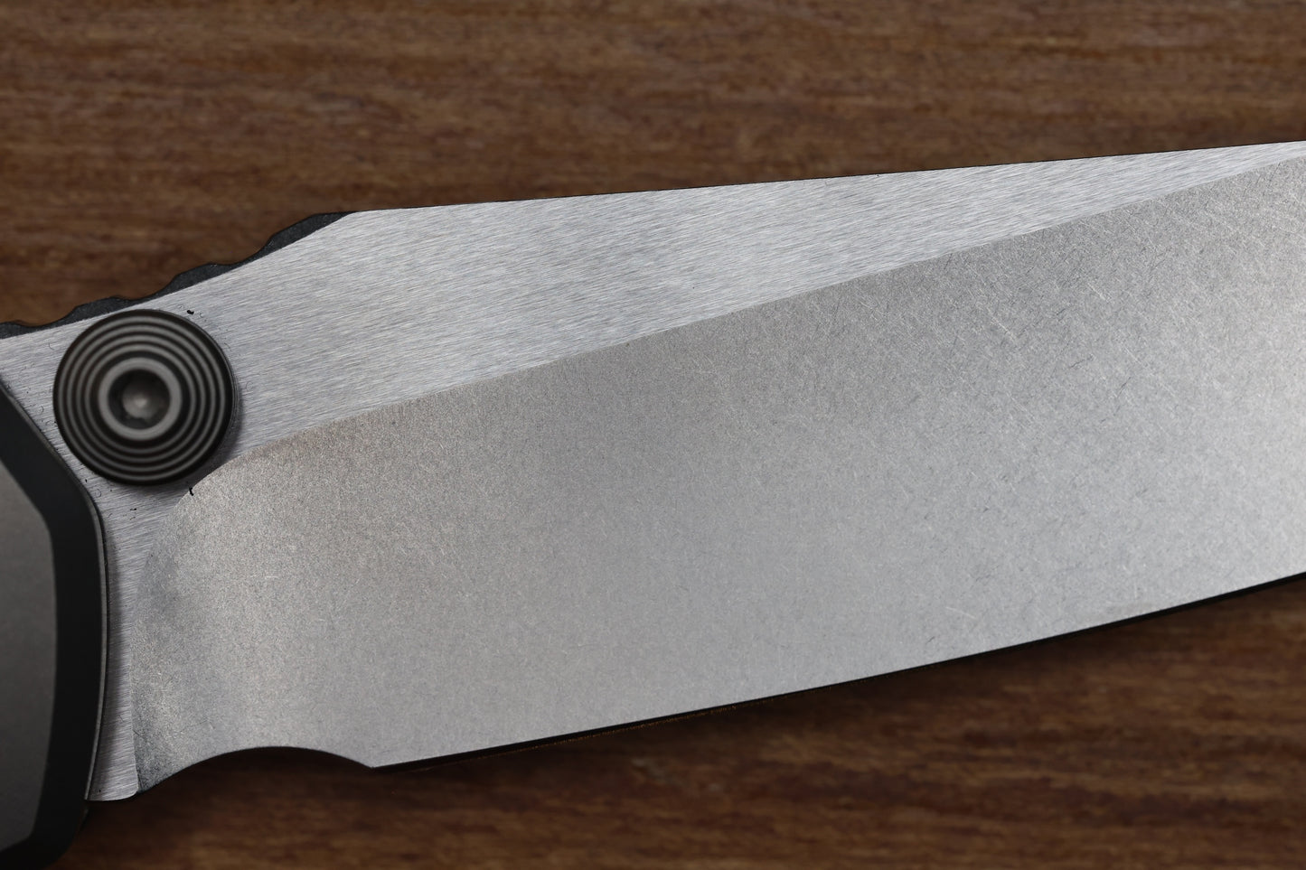 MARFIONE CUSTOM MSI MINI RAM LOK DOUBLE VAPOR BLAST TITANIUM HANDLES W/ DOUBLE VAPOR ACCENTS & TWO TONE STONEWASH M390MK