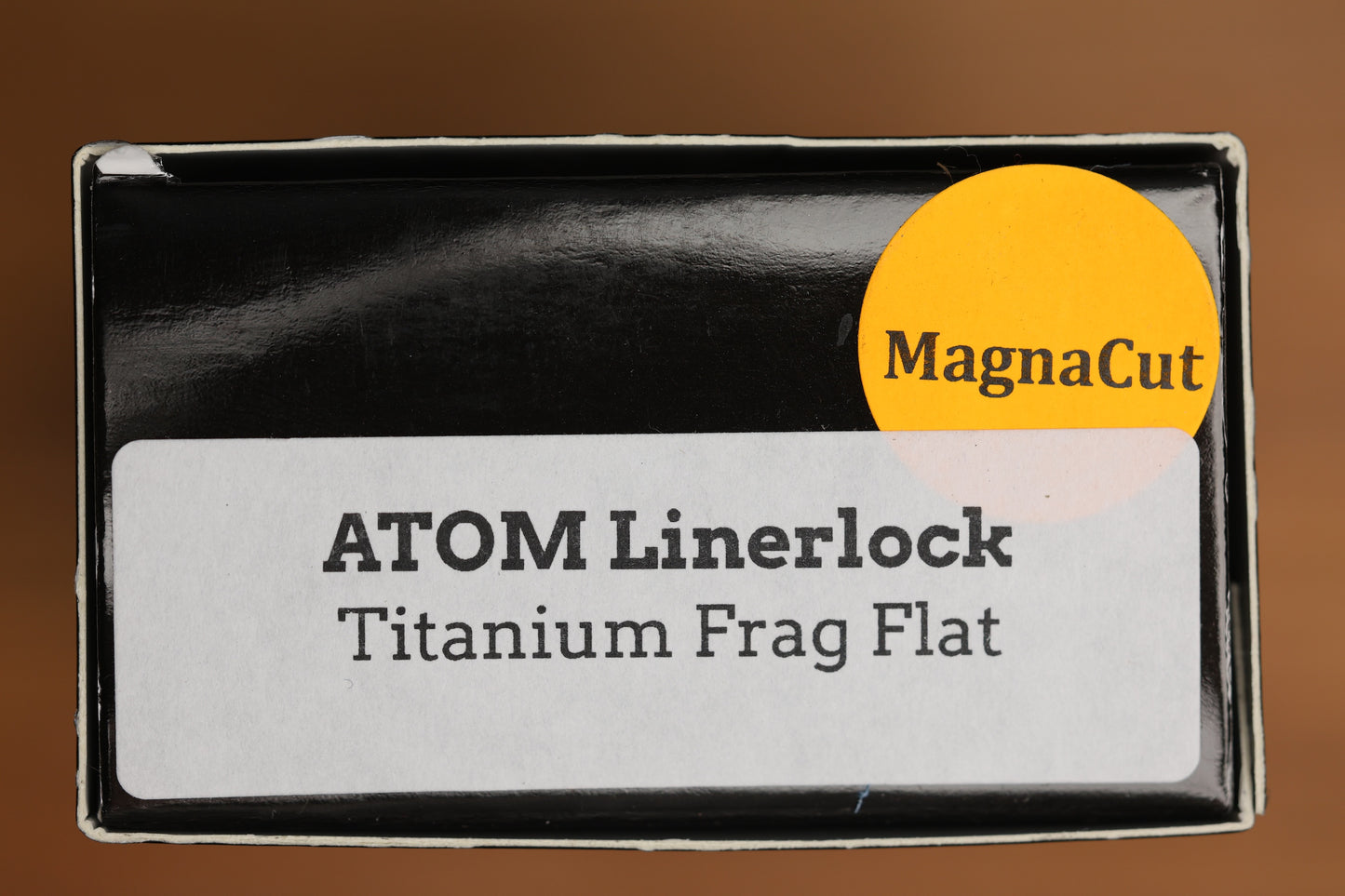 THREE RIVERS MANUFACTURING ATOM FRAG TITANIUM 3.5" DROP POINT MAGNACUT