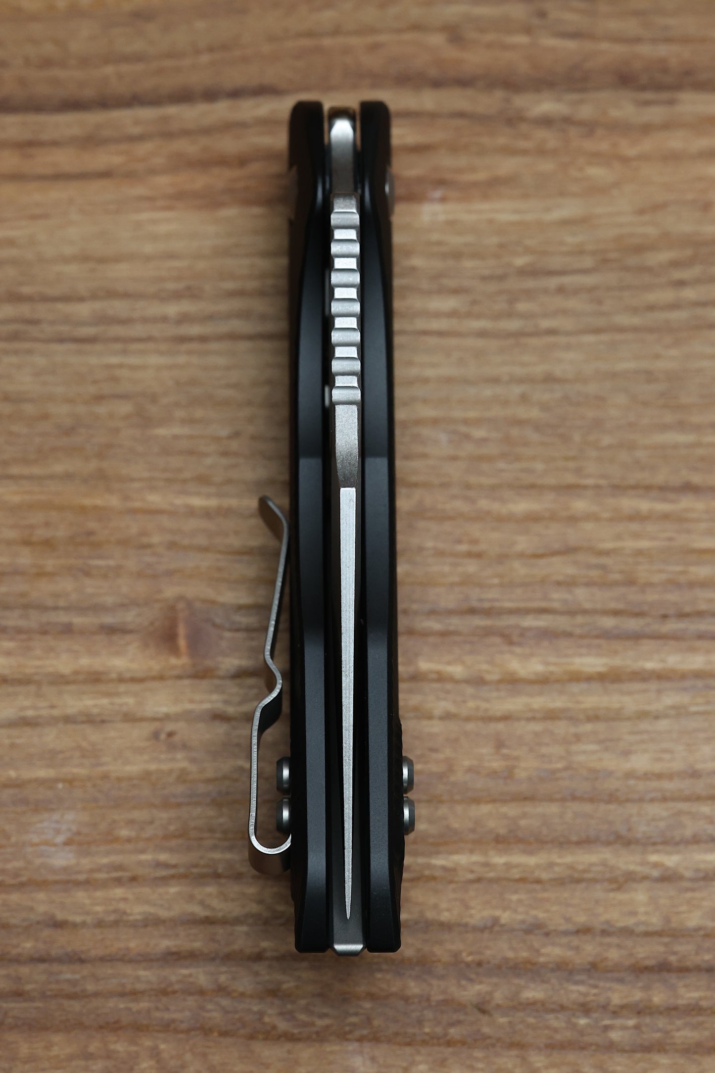 MICROTECH KNIVES MANUAL STITCH RAM LOK FLUTED BLACK ALUMINUM & M390MK 169RL-10 FL
