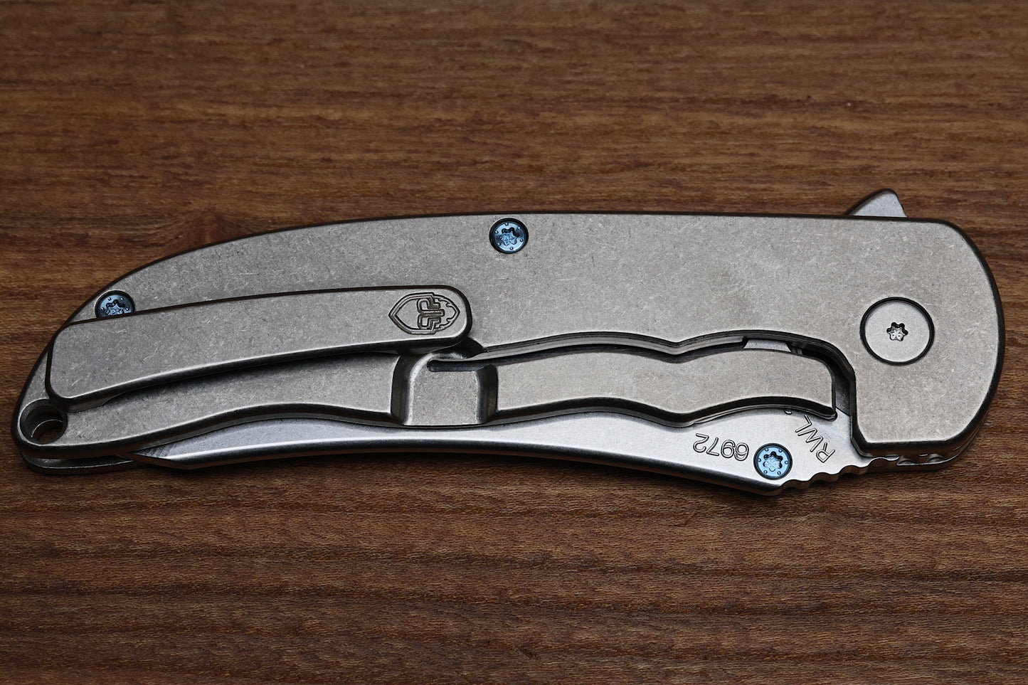 GRIMSMO NORSEMAN #6972 DOUBLE HONEY COMB - RWL 34 STONEWASHED BLADE