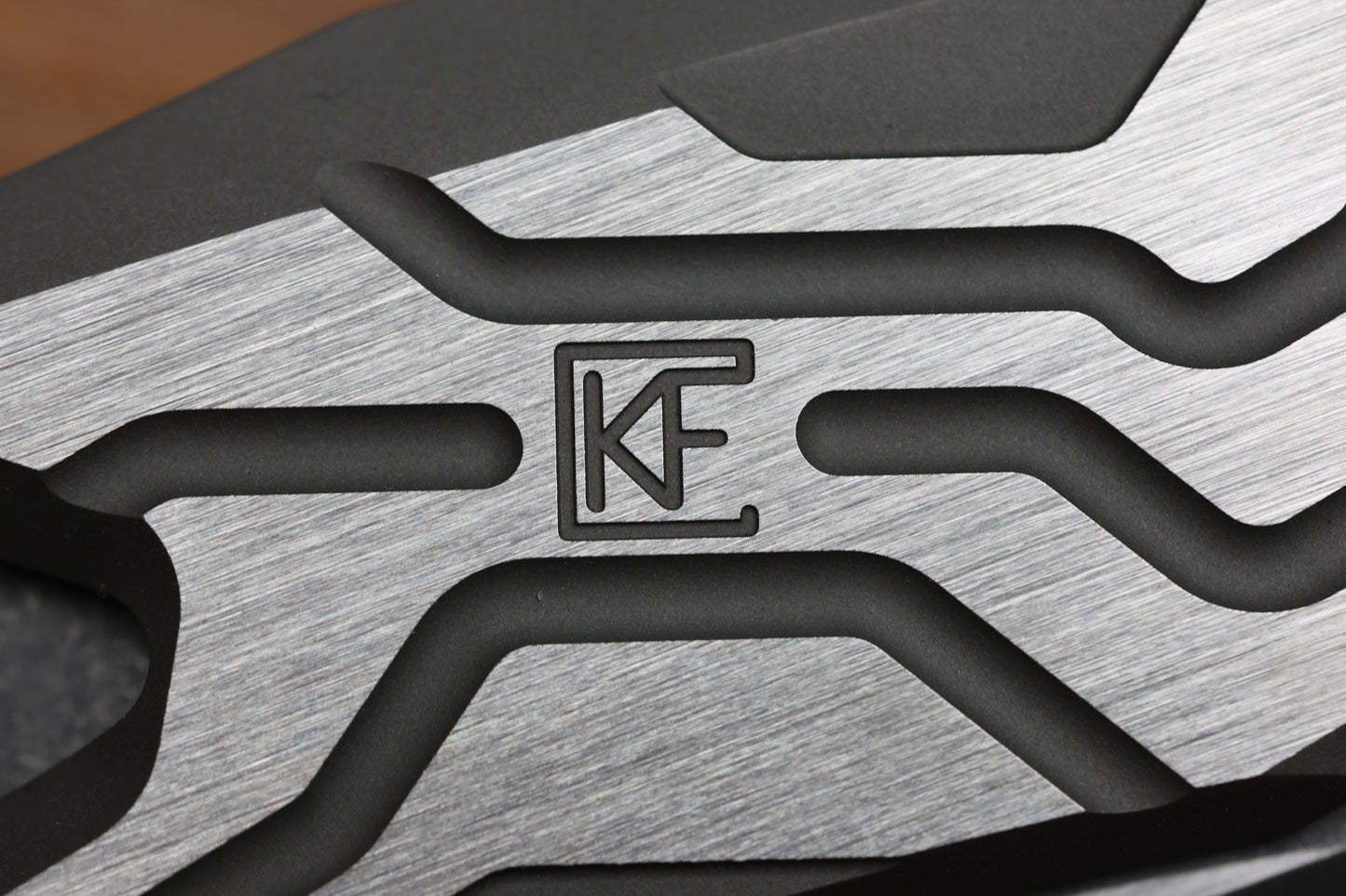 CUSTOM KNIFE FACTORY T25 MILLED TITANIUM HANDLES W/ M398