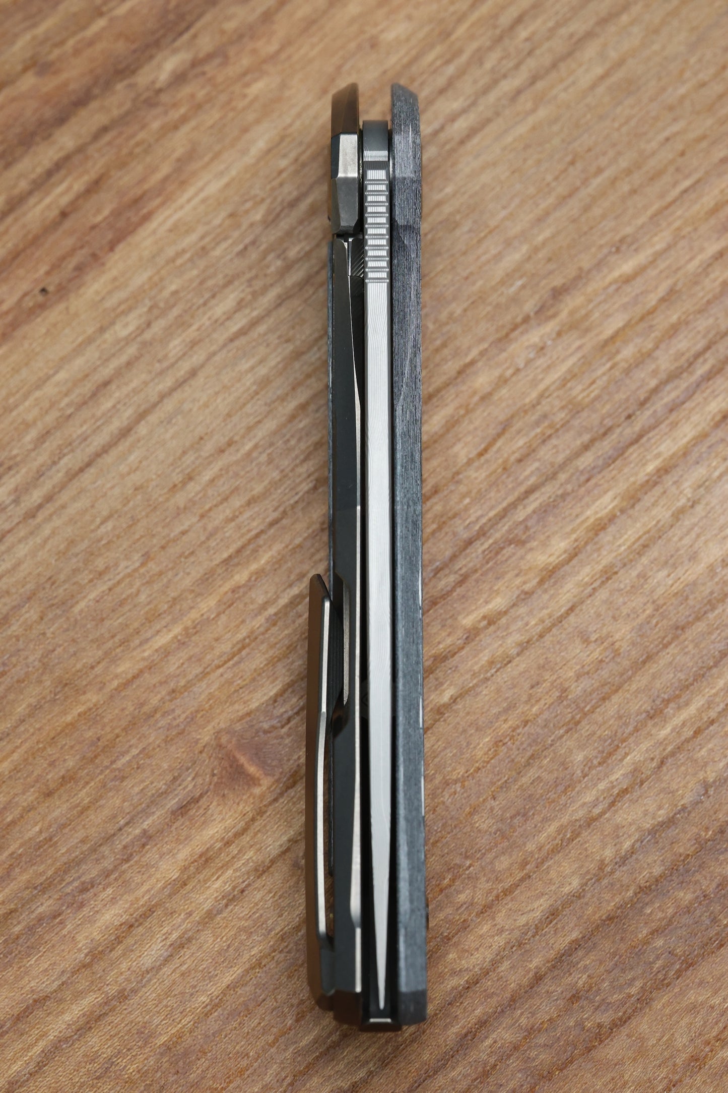 SHIROGOROV KNIVES QUANTIUM WKM - TITANIUM/WHITE CARBOTI HANDLE - ZDI-E BLADE - MRBS