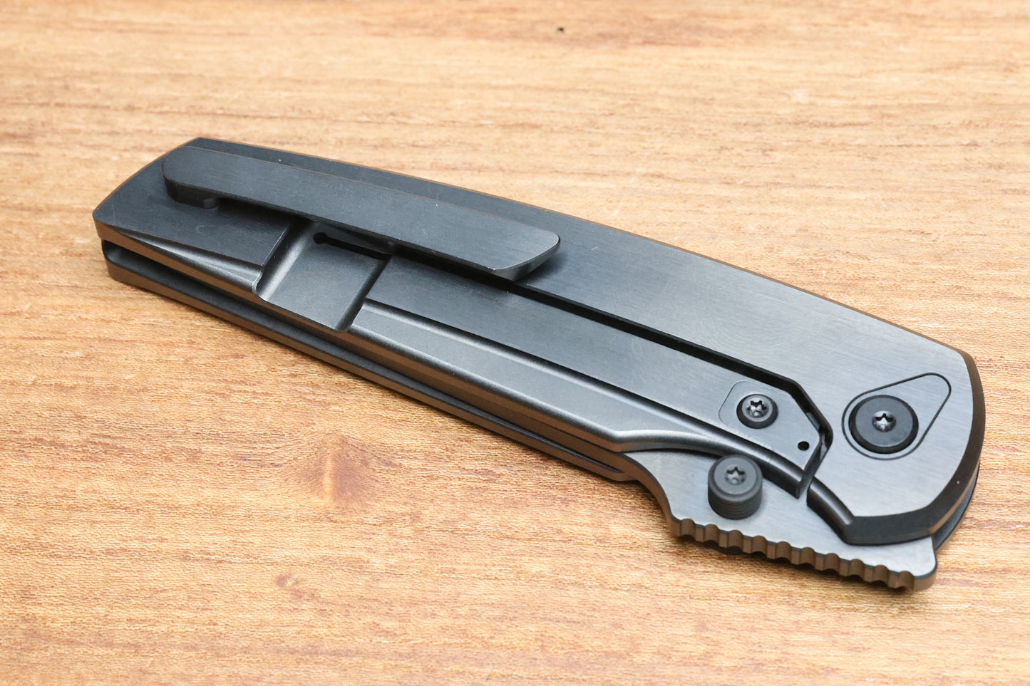 CHAVES JAKE MCCOY INTEGRAL DISCIPLE STREET BLACK SATIN PVD TITANIUM BLACK SATIN PVD M390 BLADE