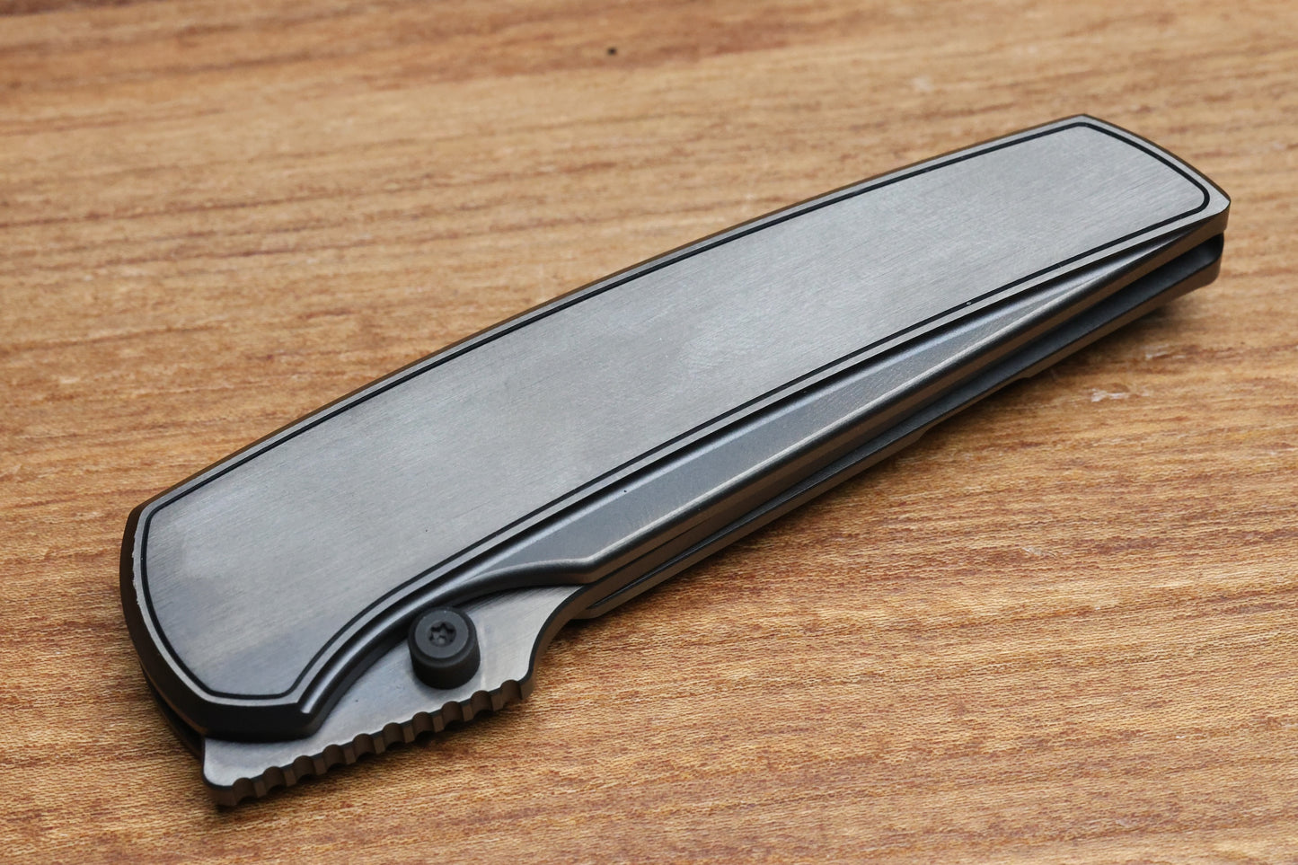 CHAVES JAKE MCCOY INTEGRAL DISCIPLE STREET BLACK SATIN PVD TITANIUM BLACK SATIN PVD M390 BLADE
