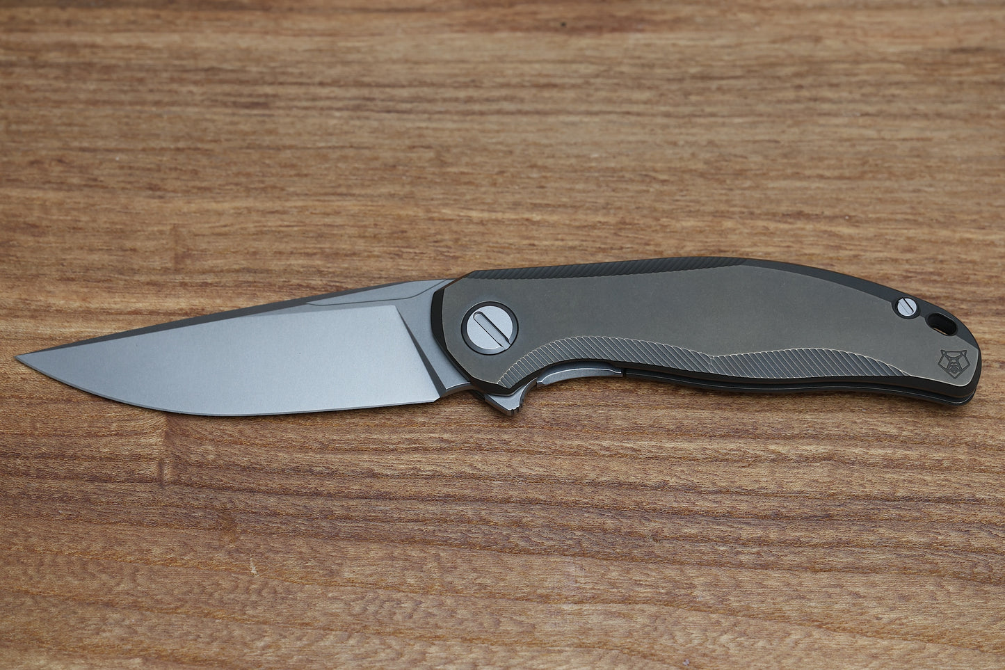 SHIROGOROV STELLAR – BRONZE TITANIUM HANDLE – M390 BLADE – MRBS