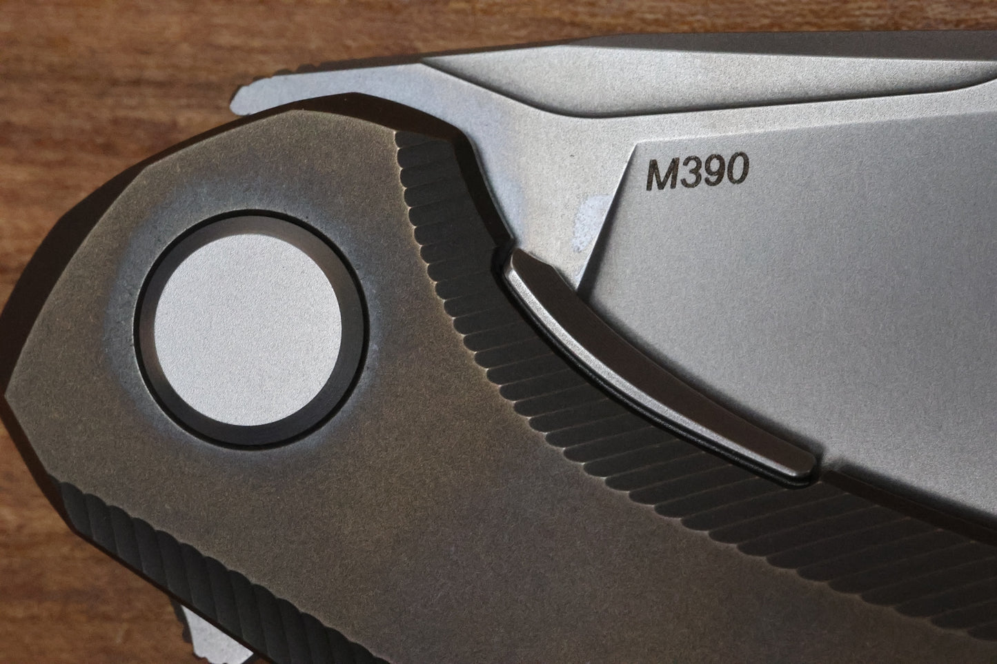 SHIROGOROV STELLAR – BRONZE TITANIUM HANDLE – M390 BLADE – MRBS