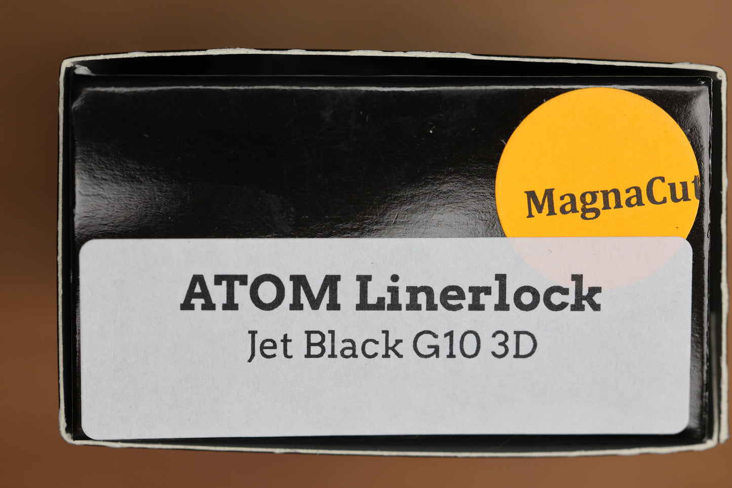 THREE RIVERS MANUFACTURING ATOM JET BLACK G10 MAGNACUT BLADE