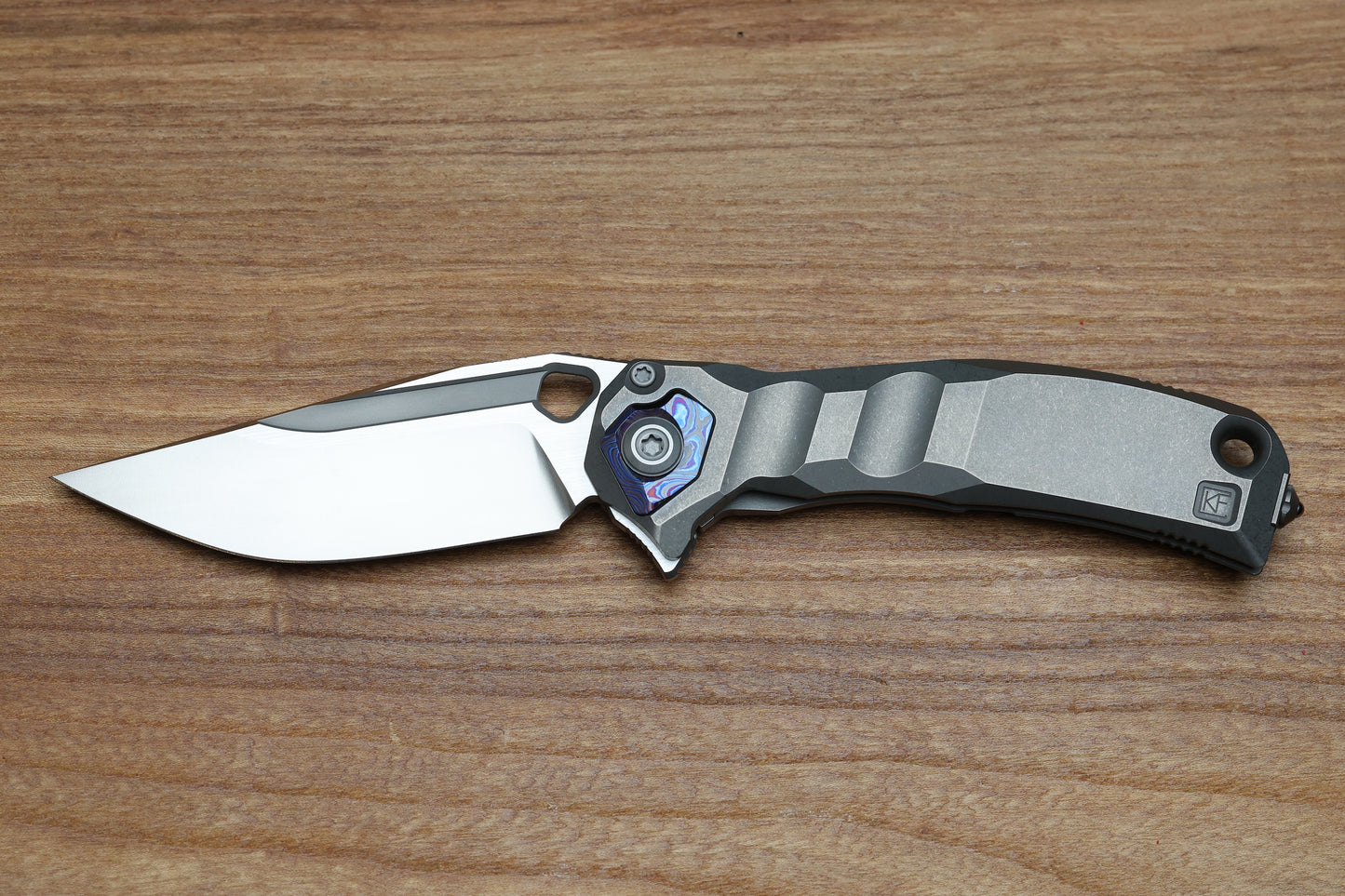 CUSTOM KNIFE FACTORY & ANTHONY MARFIONE COLLABORATION RATAX - ZIRCUTI ACCENTS AND M398