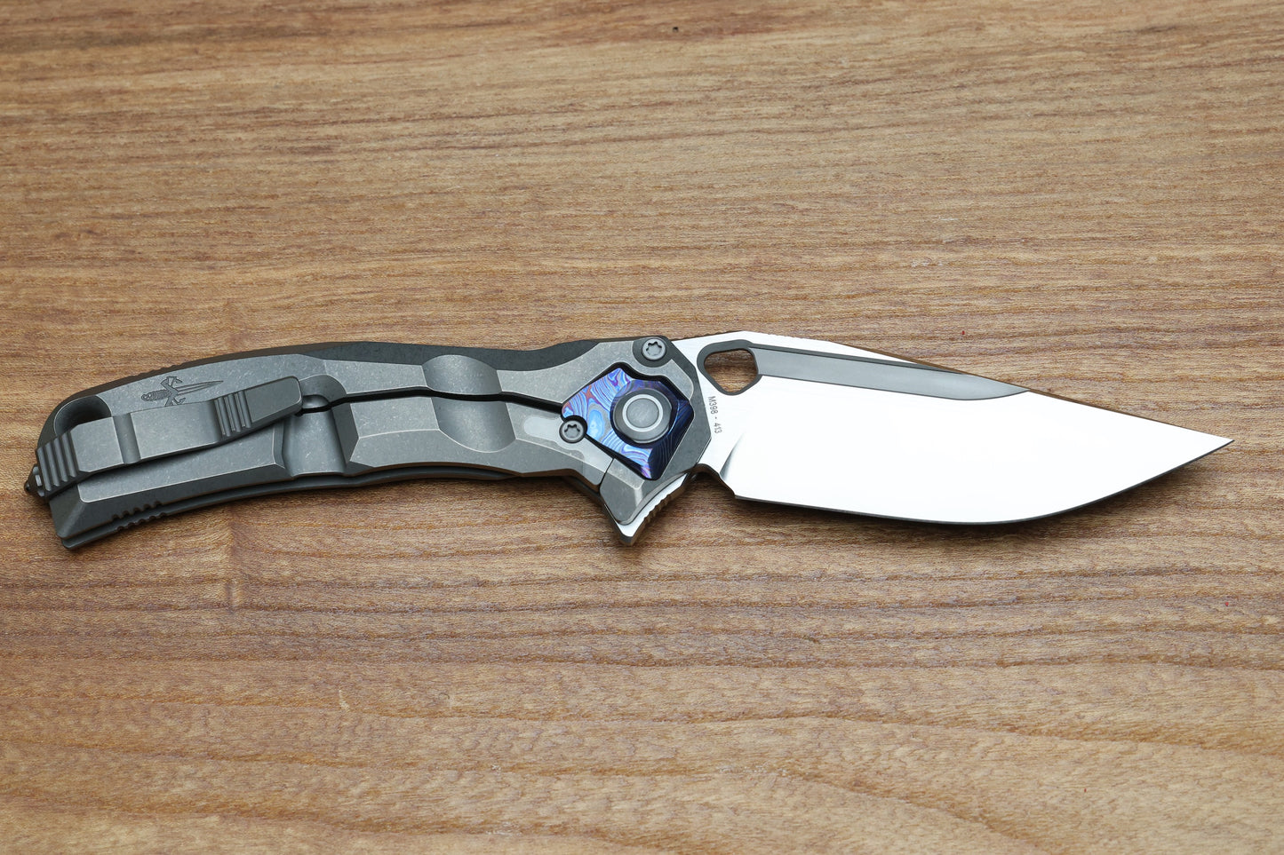 CUSTOM KNIFE FACTORY & ANTHONY MARFIONE COLLABORATION RATAX - ZIRCUTI ACCENTS AND M398