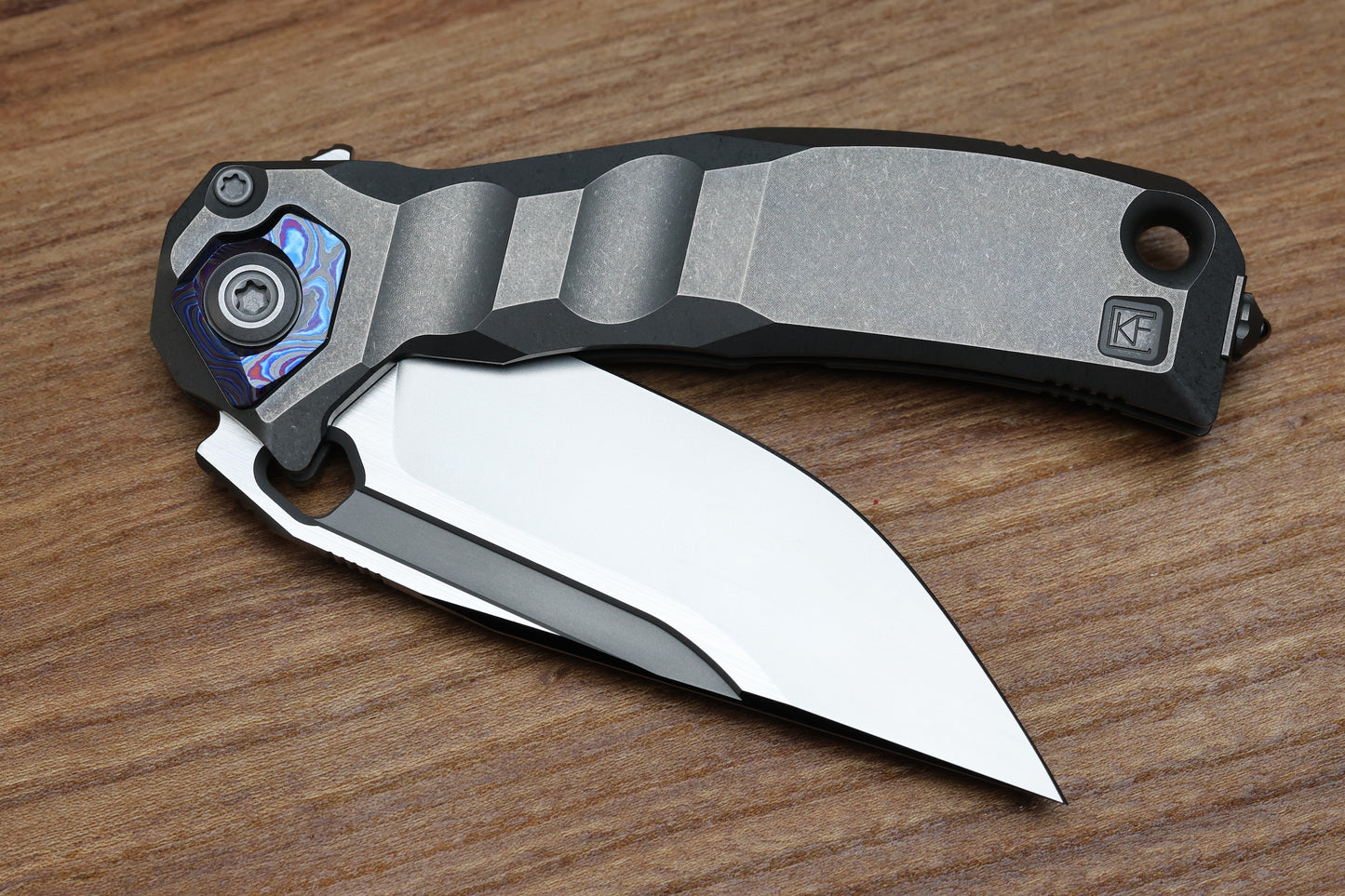 CUSTOM KNIFE FACTORY & ANTHONY MARFIONE COLLABORATION RATAX - ZIRCUTI ACCENTS AND M398