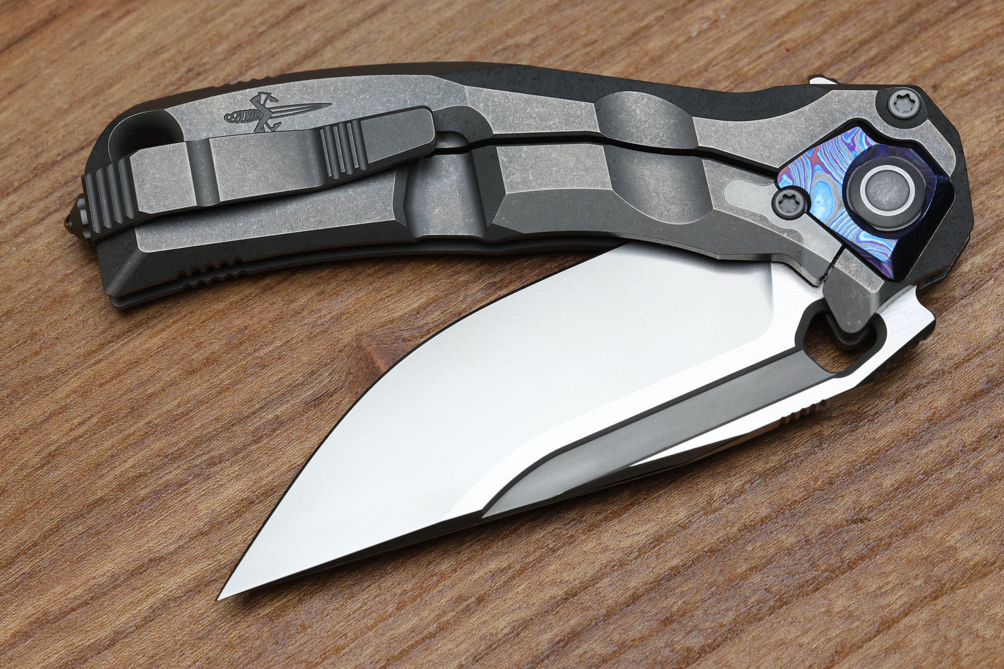 CUSTOM KNIFE FACTORY & ANTHONY MARFIONE COLLABORATION RATAX - ZIRCUTI ACCENTS AND M398