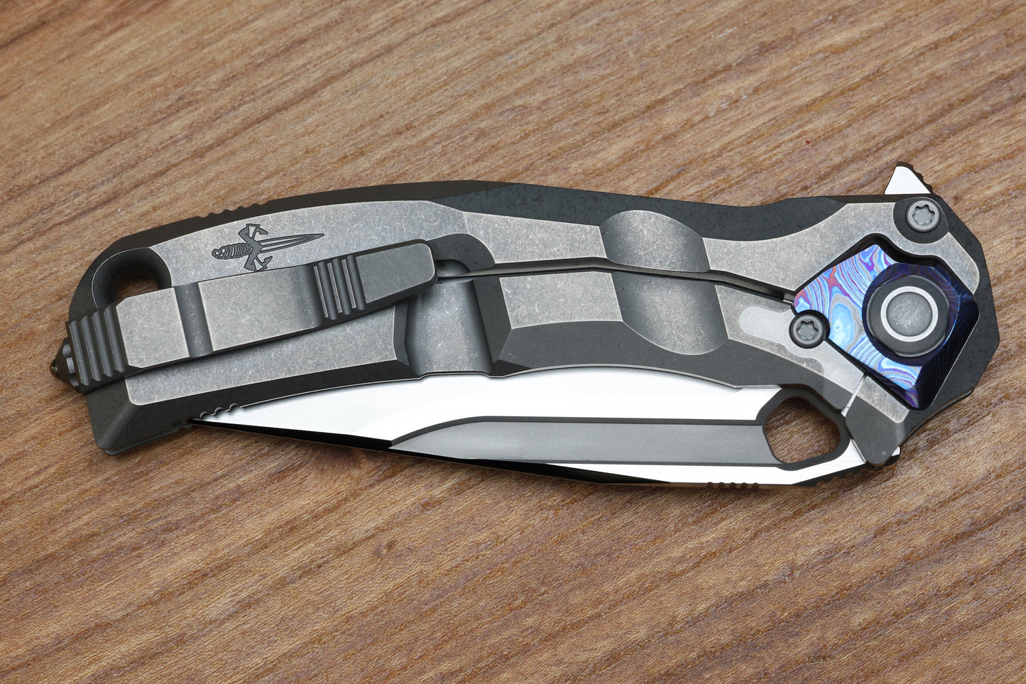 CUSTOM KNIFE FACTORY & ANTHONY MARFIONE COLLABORATION RATAX - ZIRCUTI ACCENTS AND M398