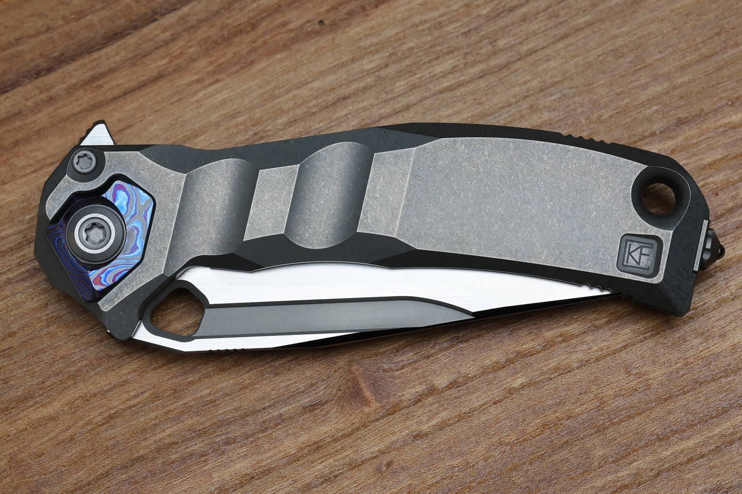 CUSTOM KNIFE FACTORY & ANTHONY MARFIONE COLLABORATION RATAX - ZIRCUTI ACCENTS AND M398