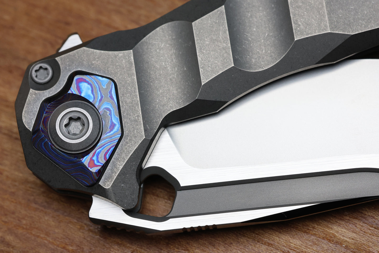 CUSTOM KNIFE FACTORY & ANTHONY MARFIONE COLLABORATION RATAX - ZIRCUTI ACCENTS AND M398